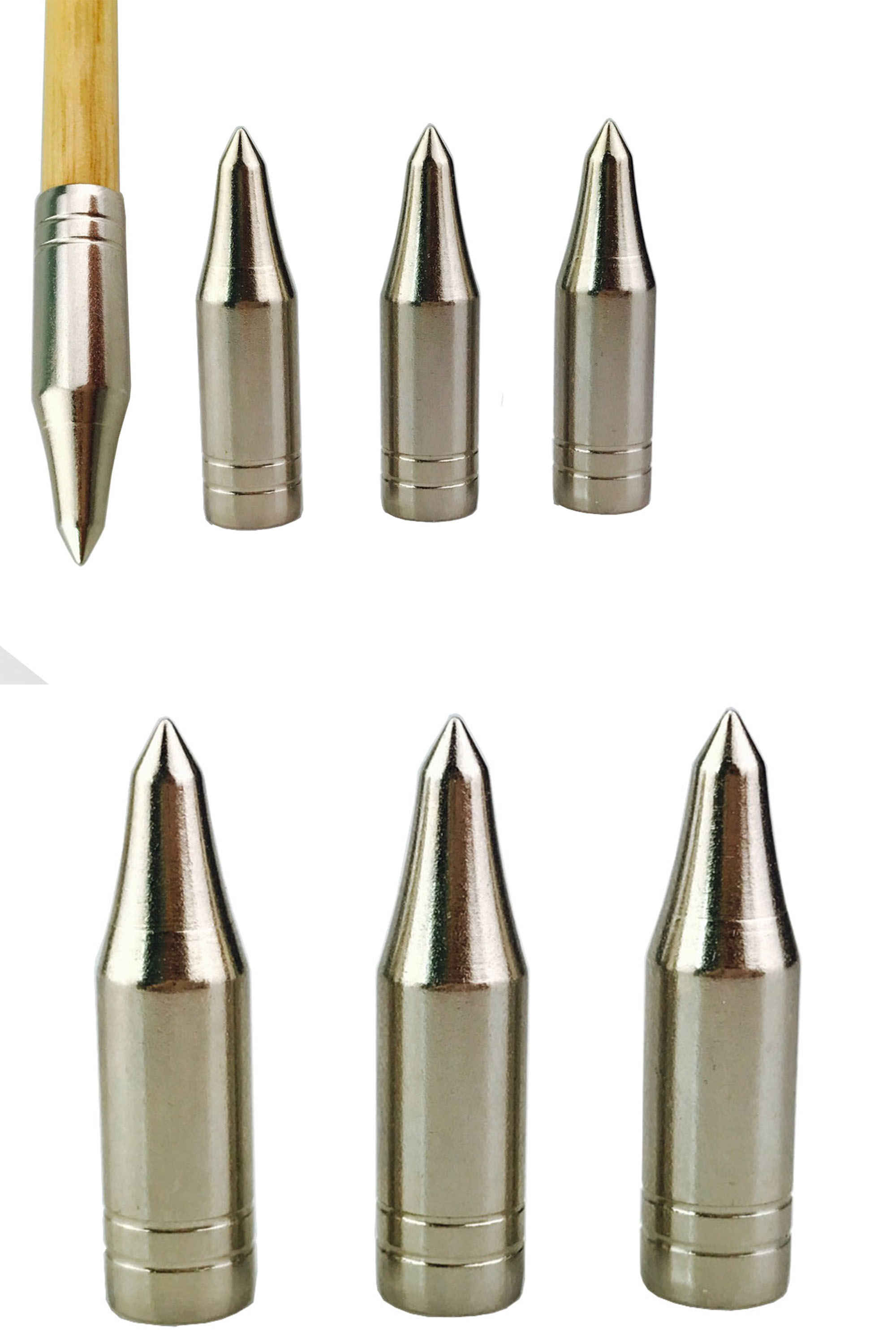 5" Shield Arrow Shaft 8mm Hunting Bamboo Arrows