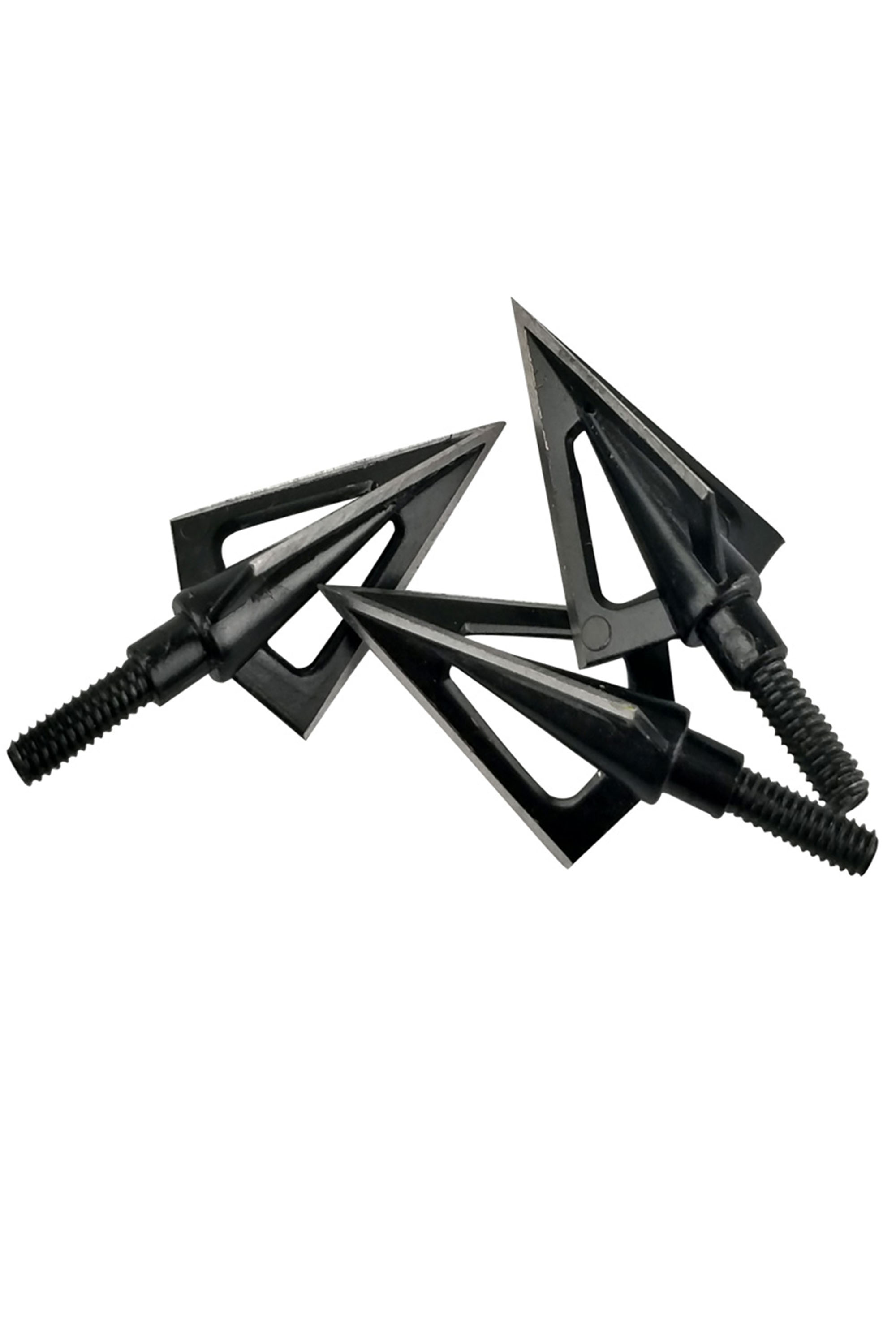 Archery Hunting Arrowheads – 100 Grain, 3-Blade Stainless Steel