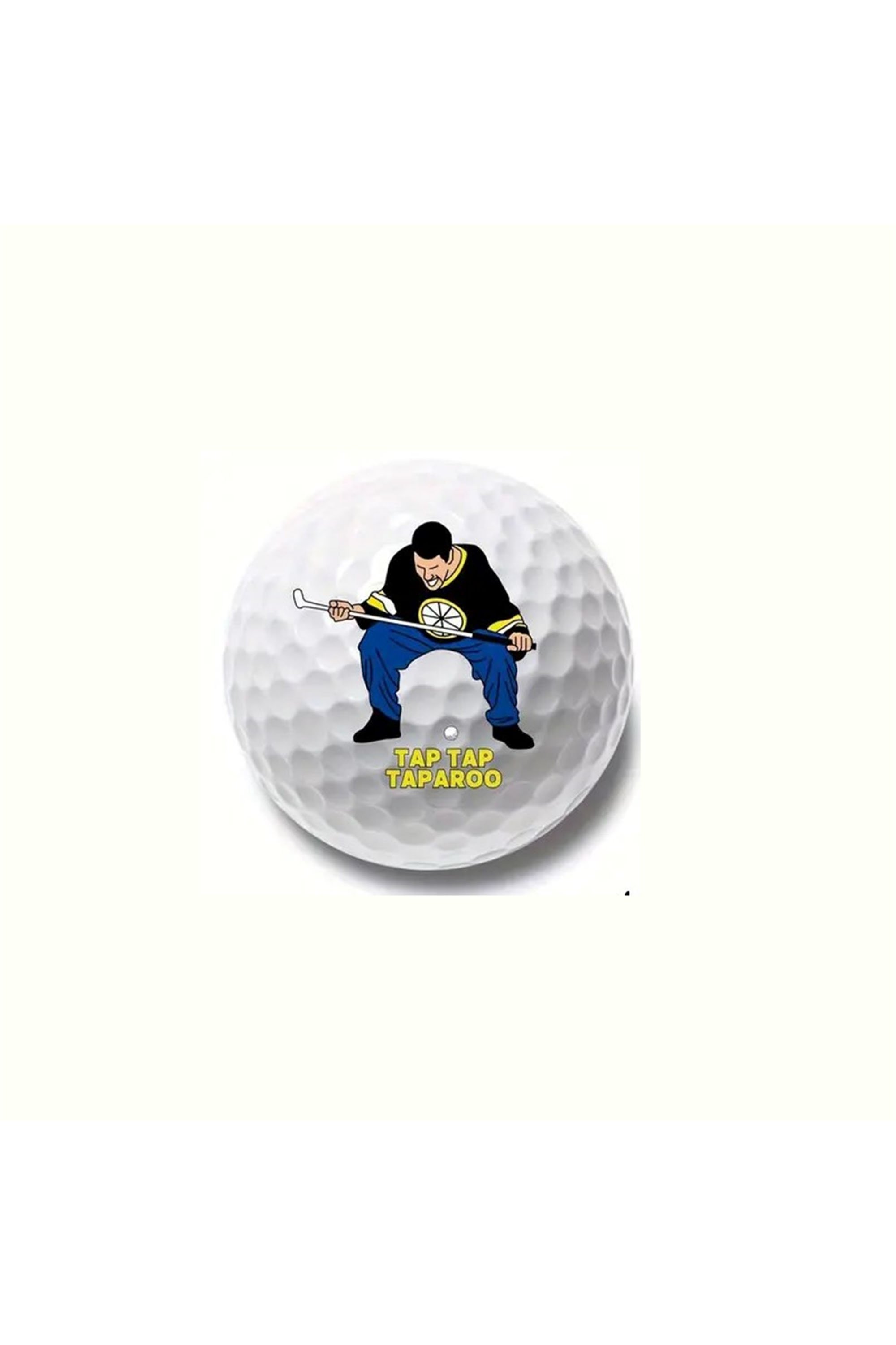 4-Pack Funny Pattern Golf Balls, Novelty Gift for Dad and Boyfriend