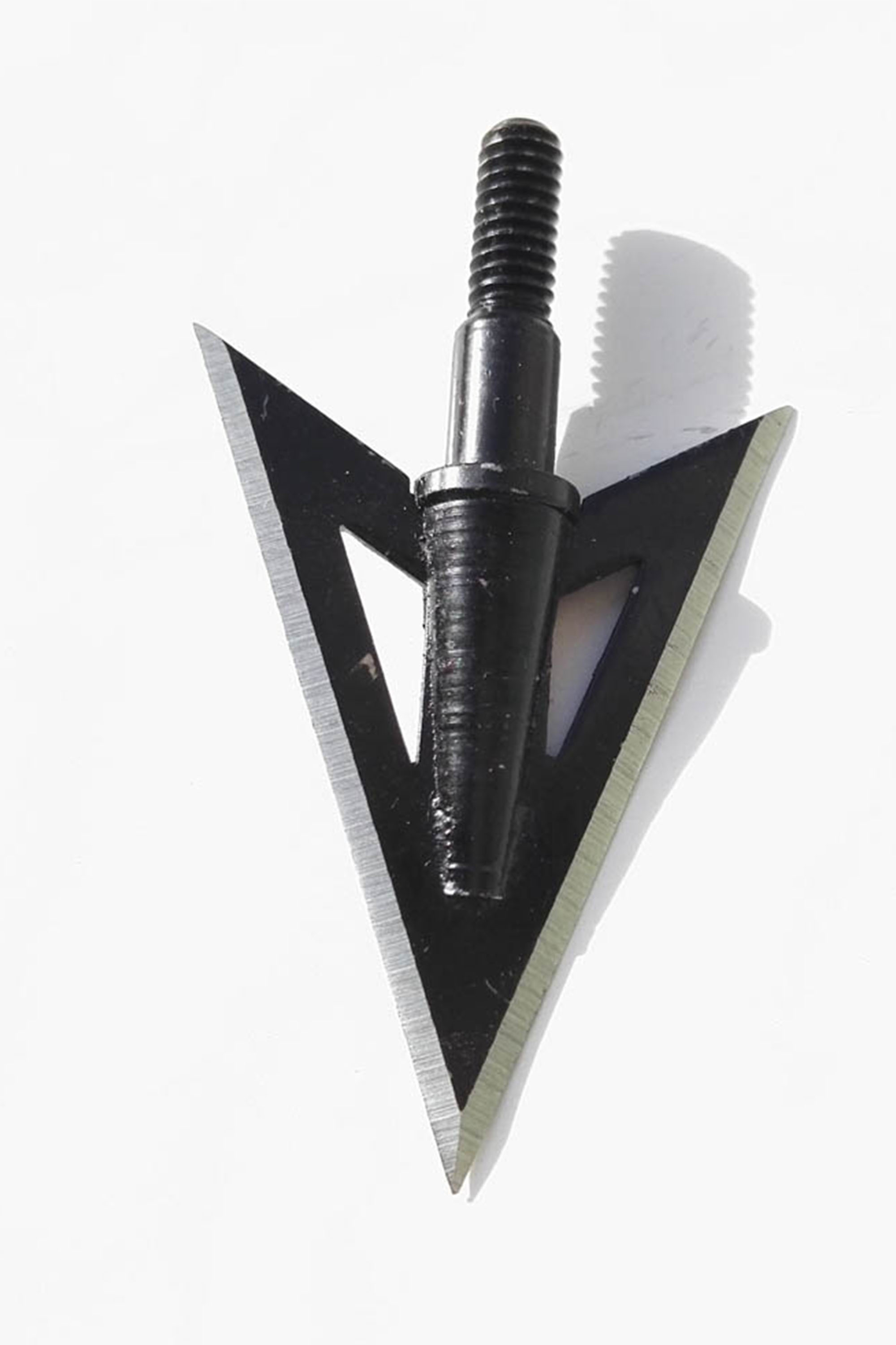 100 Grain 2-Blade Fixed Broadheads, Sharp Metal Hunting Arrowheads