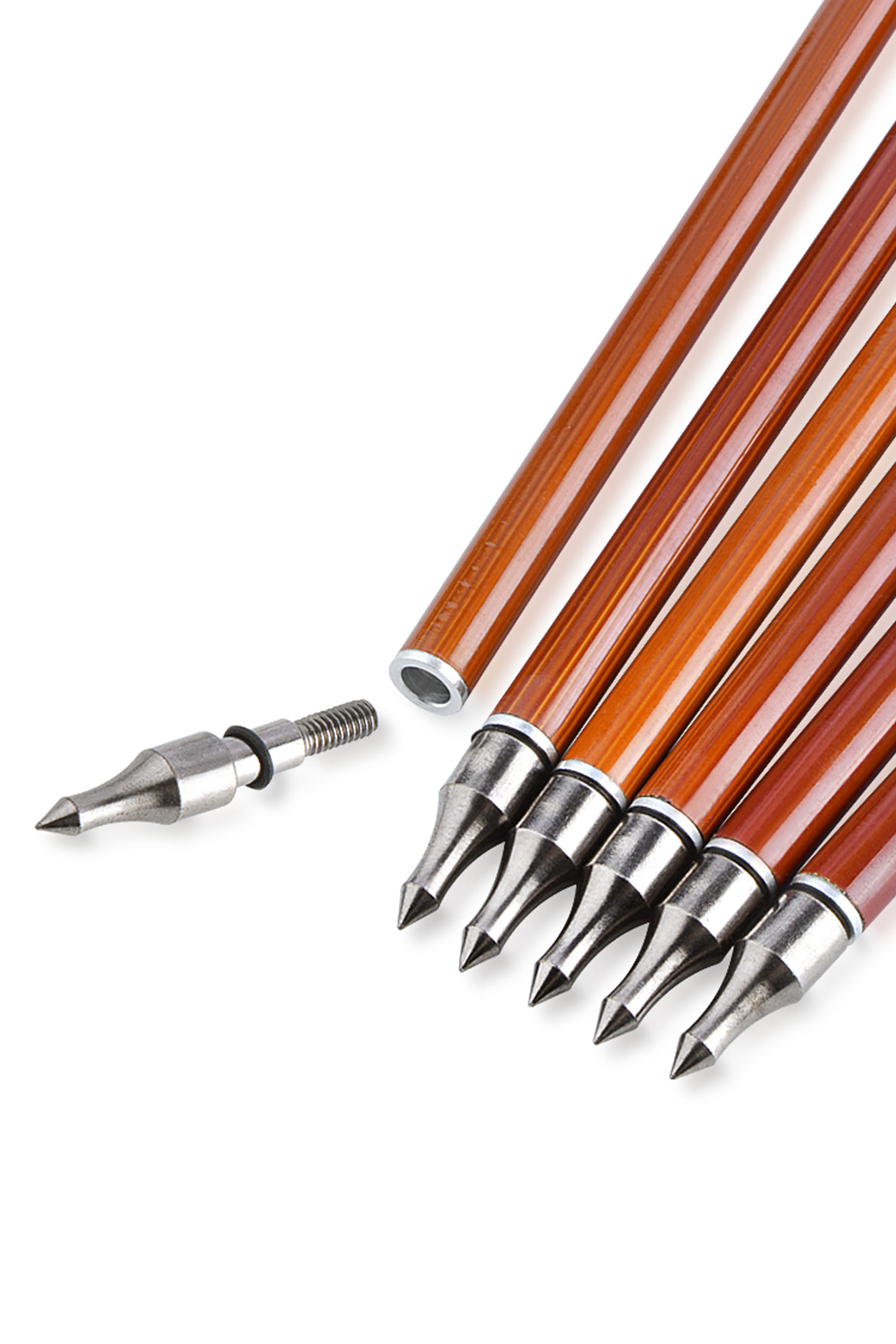 Mixed Carbon Arrows with Real Feather Fletching