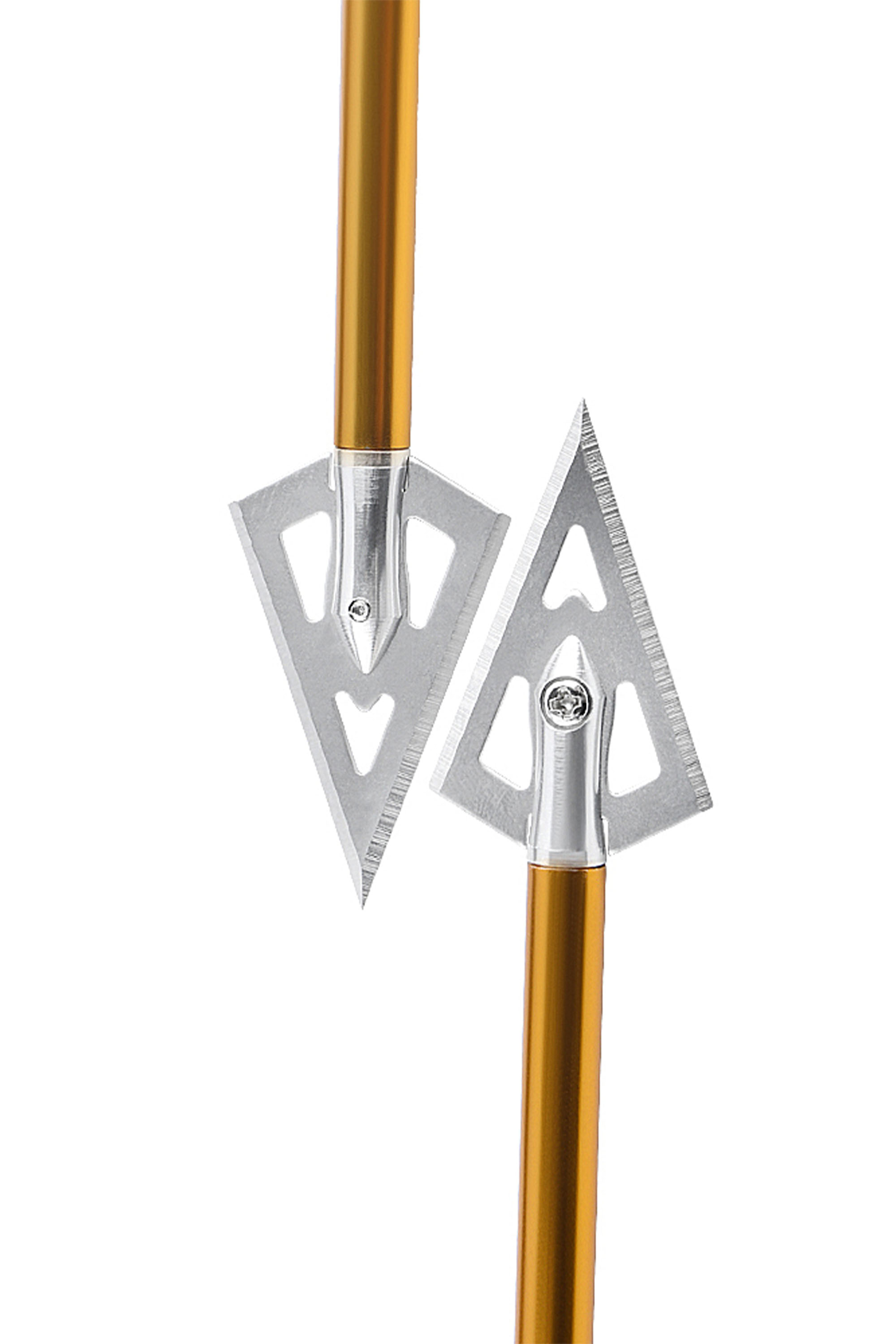 Aluminum Mini Bolts for Crossbows – 7.8g, Razor-Sharp Broadheads, 6 Pack