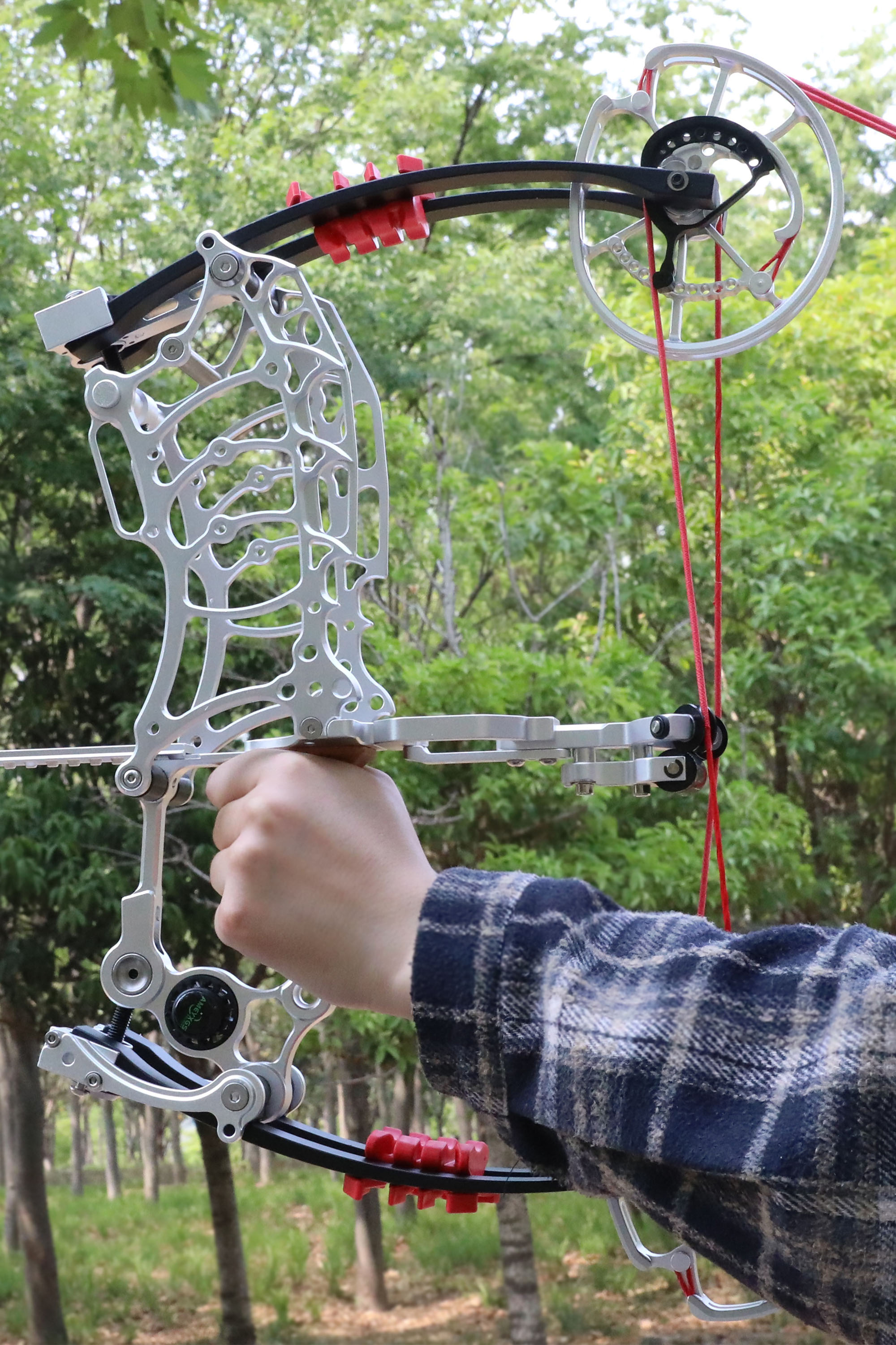 Nano Dual-Use Bow, 7075 Aviation Aluminum, 30-70 lbs, 420 FP