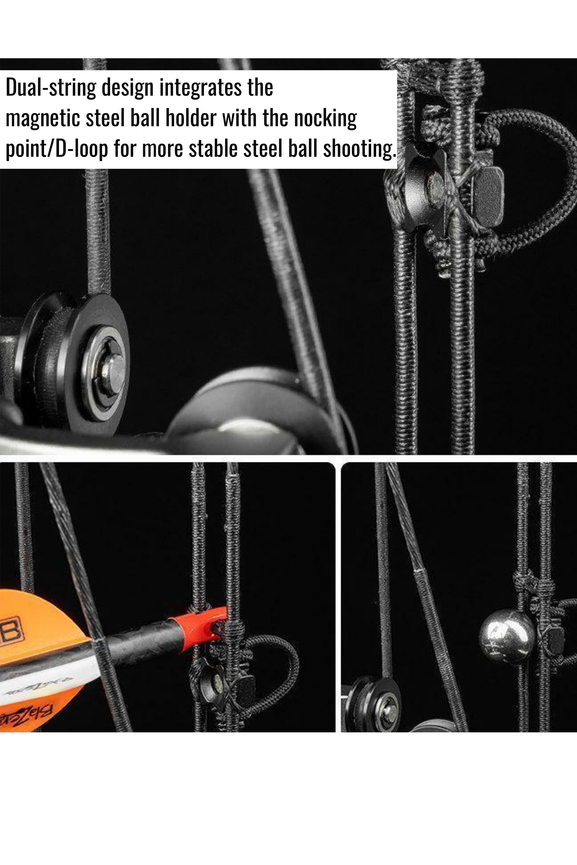 40-70lbs Compound Bow Set IBO 342FPS Archery Target