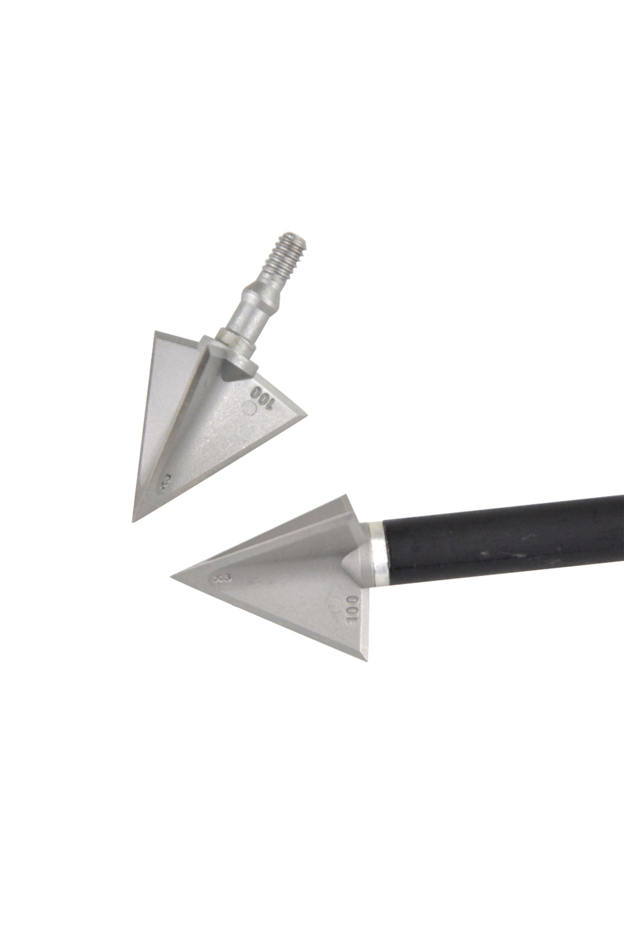 X3 Arrowheads – 100 Grain Stainless Steel, Pack of 12