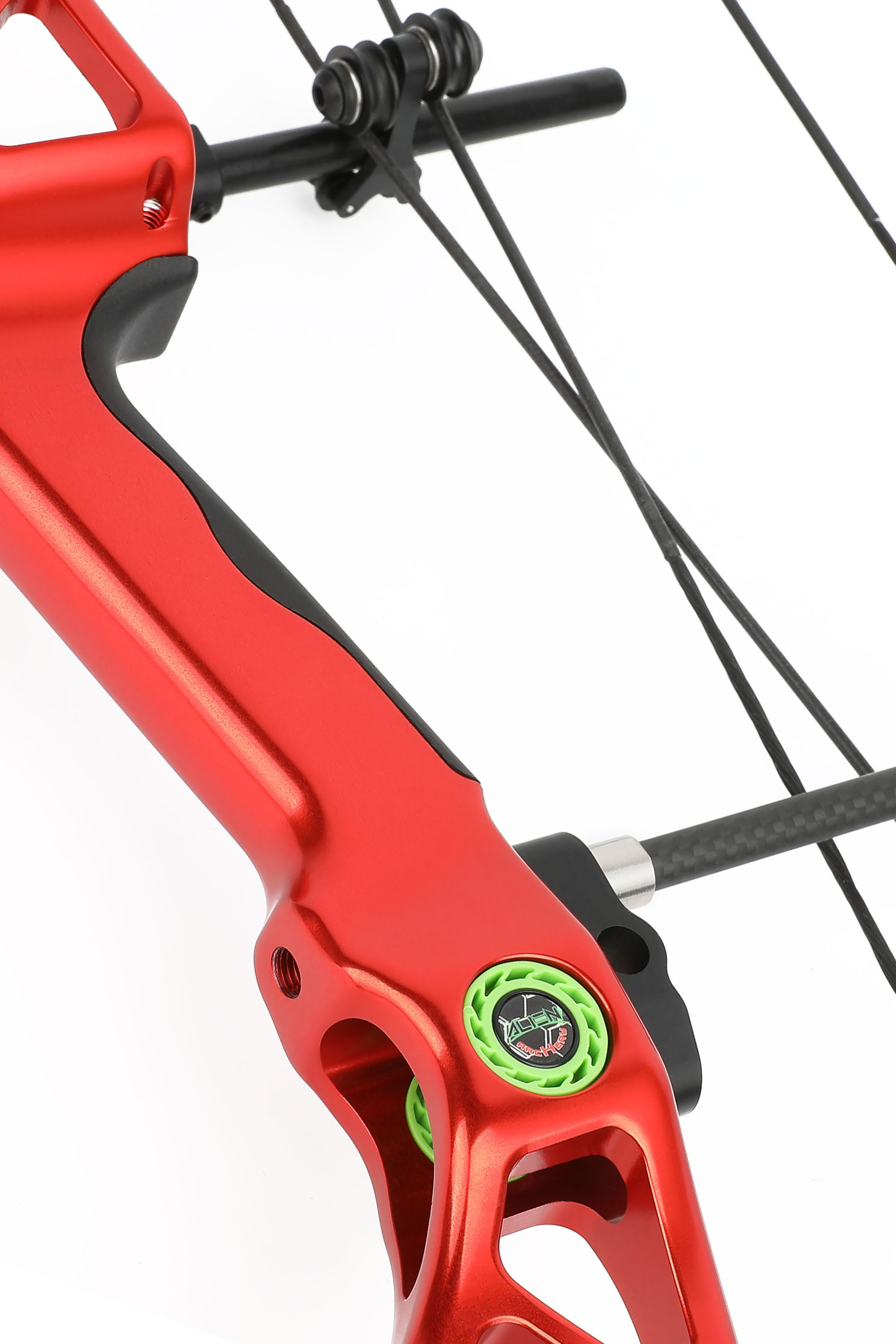 Compound Bow Set (Red) with 85% Let-Off and Hollow Body Design