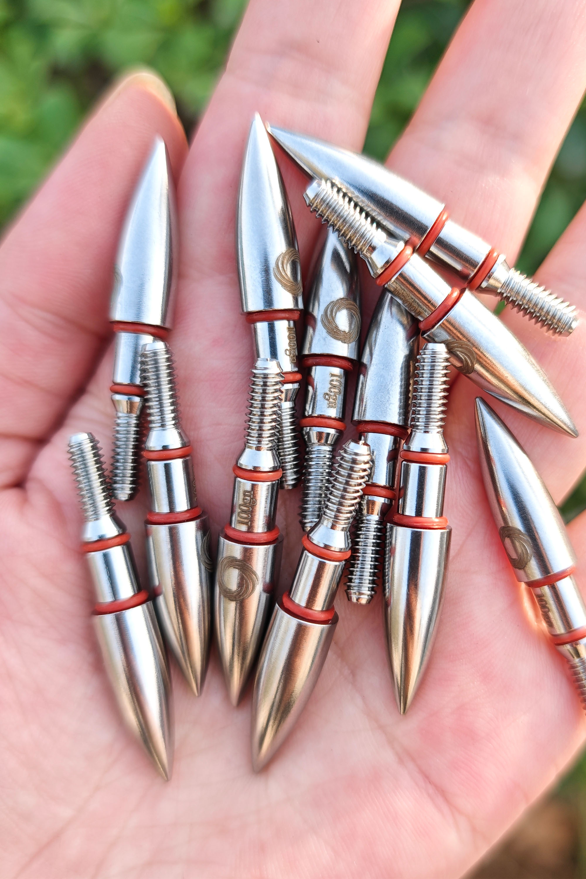 LOKE Archery Arrowheads 12pcs 100gr Alloy Field Points Tips