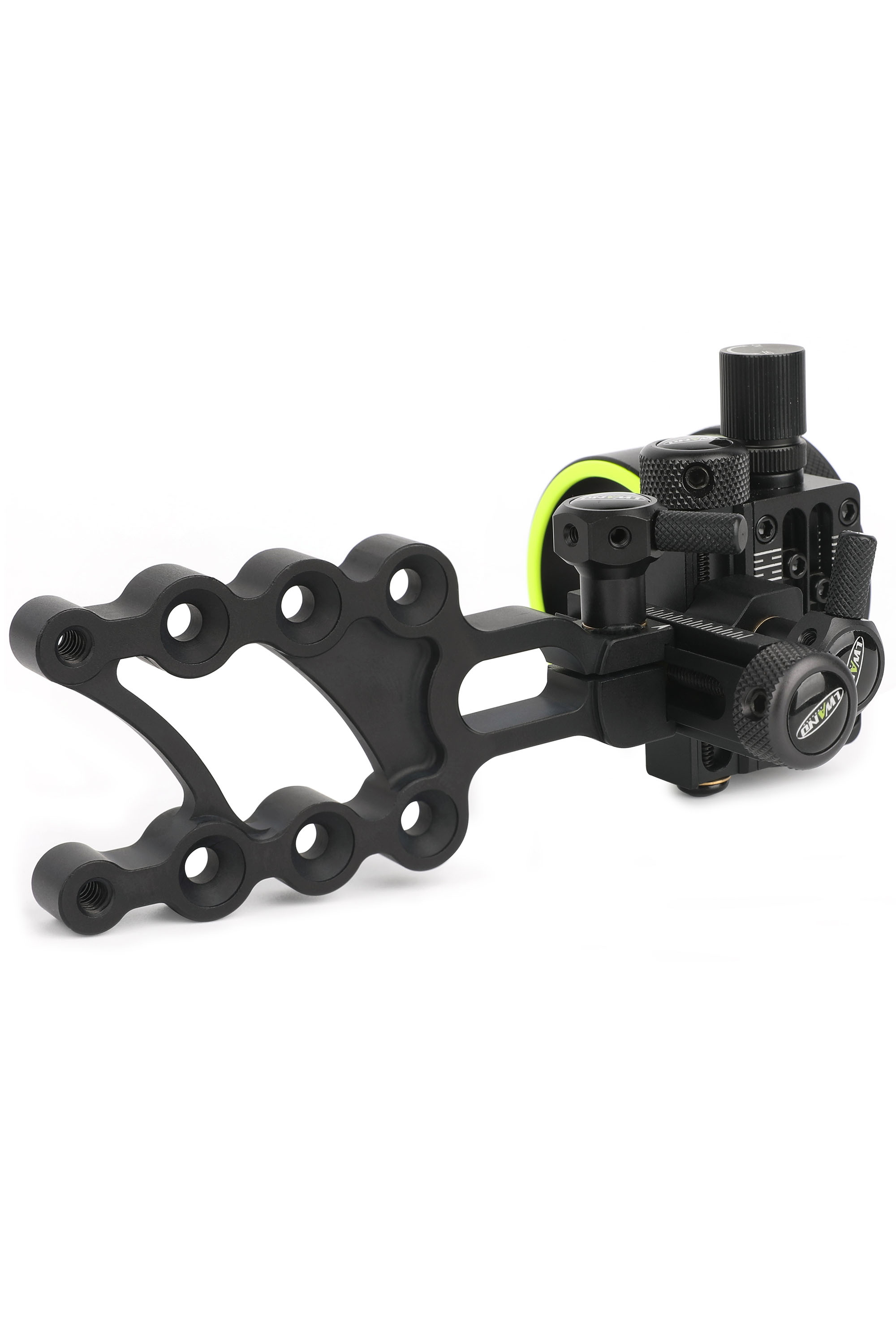 0.019" Fiber Optic Bow Sight, Micro-Adjustable, Right Hand, Black