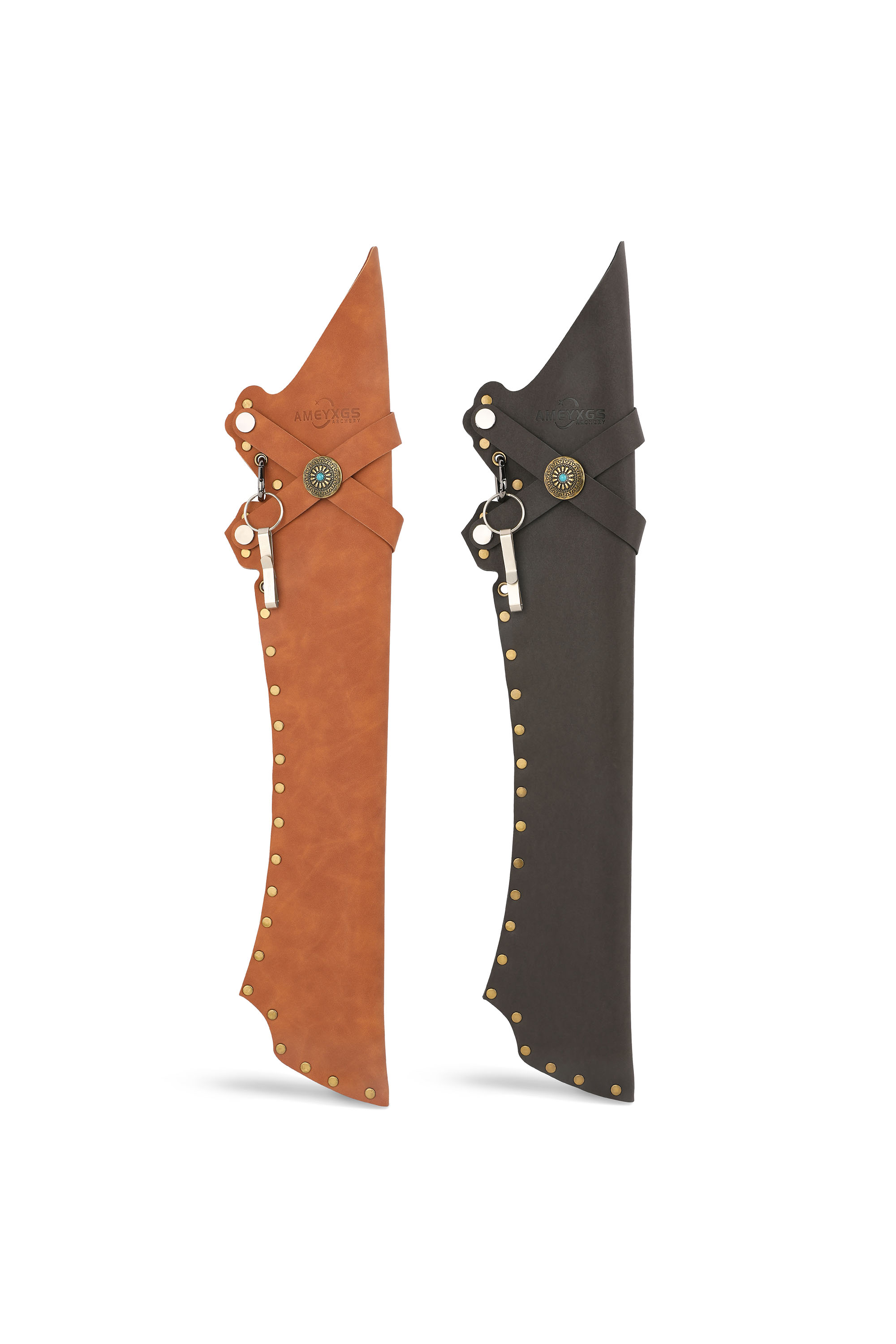 Leather Archery Hip Quiver Adjustable Arrow Holder