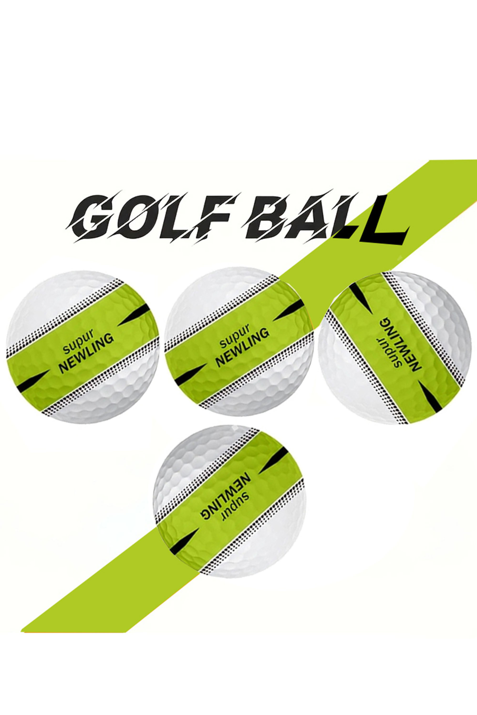 Rubber Golf Ball Practice Training Driving Range Indoor Outdoor 