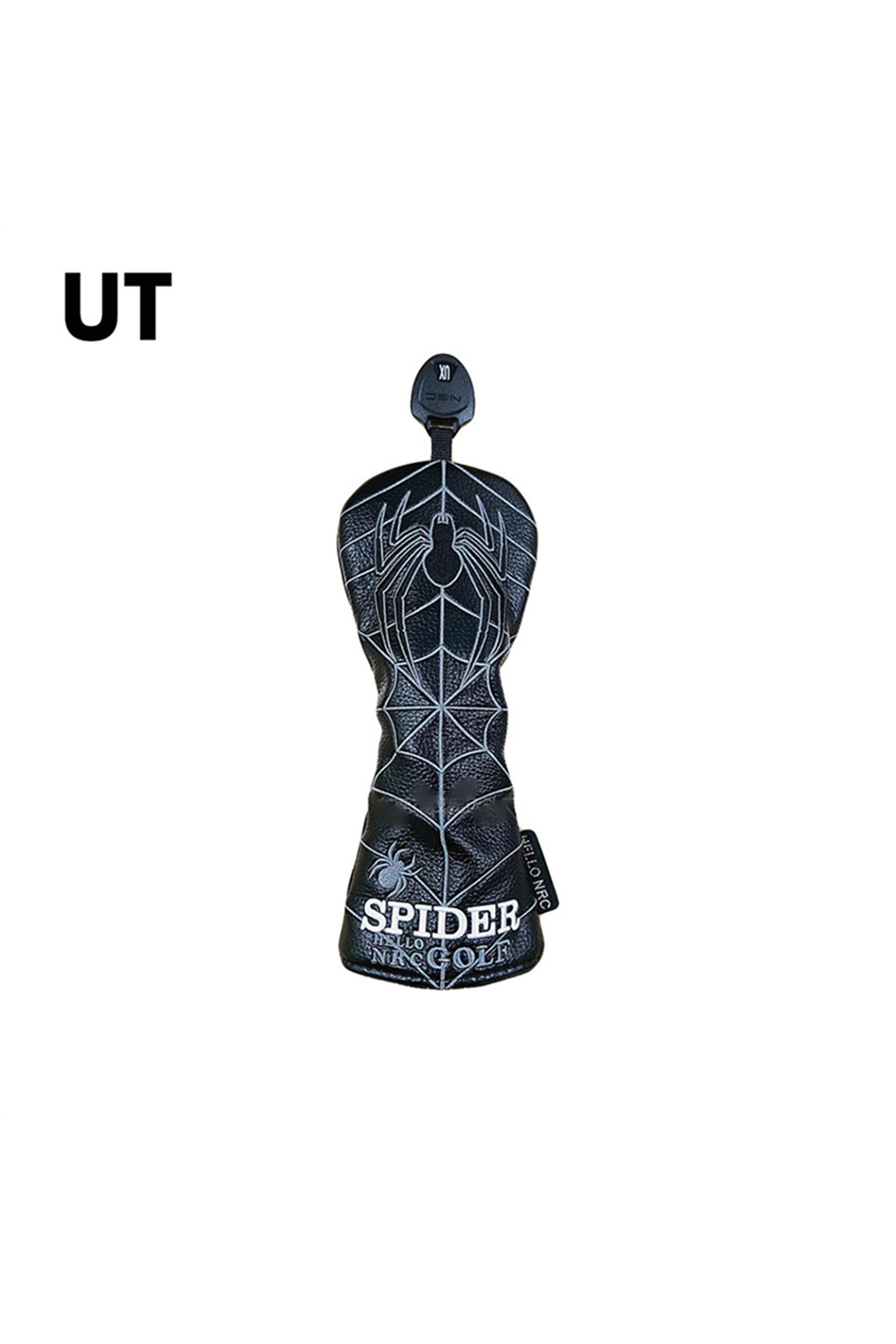 Spider Golf Headcover – PU Leather Waterproof Club Cover for Driver