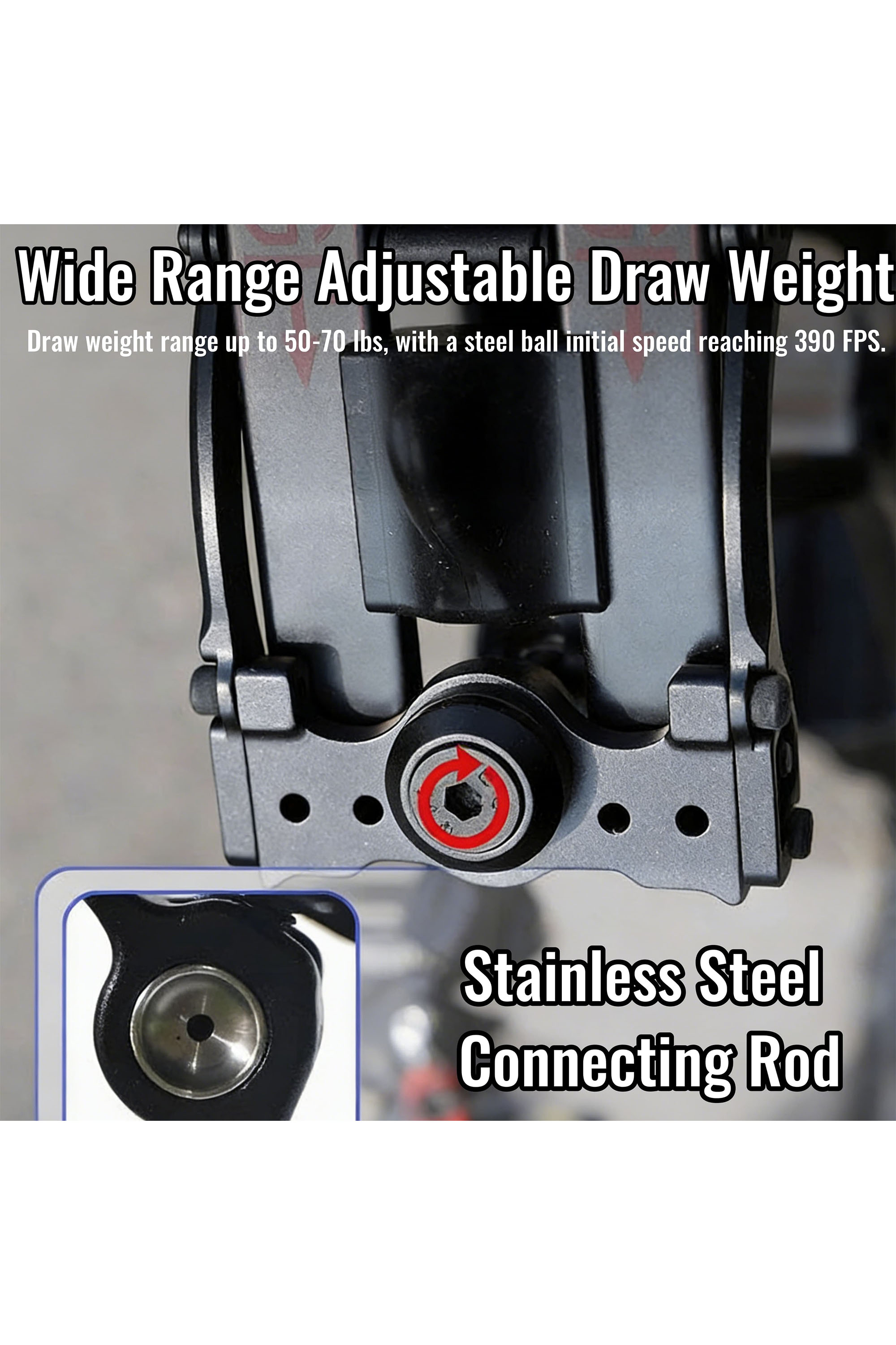 LOKE Compound Bow 50-70lbs Target Kit 390FPS Hunting Archery