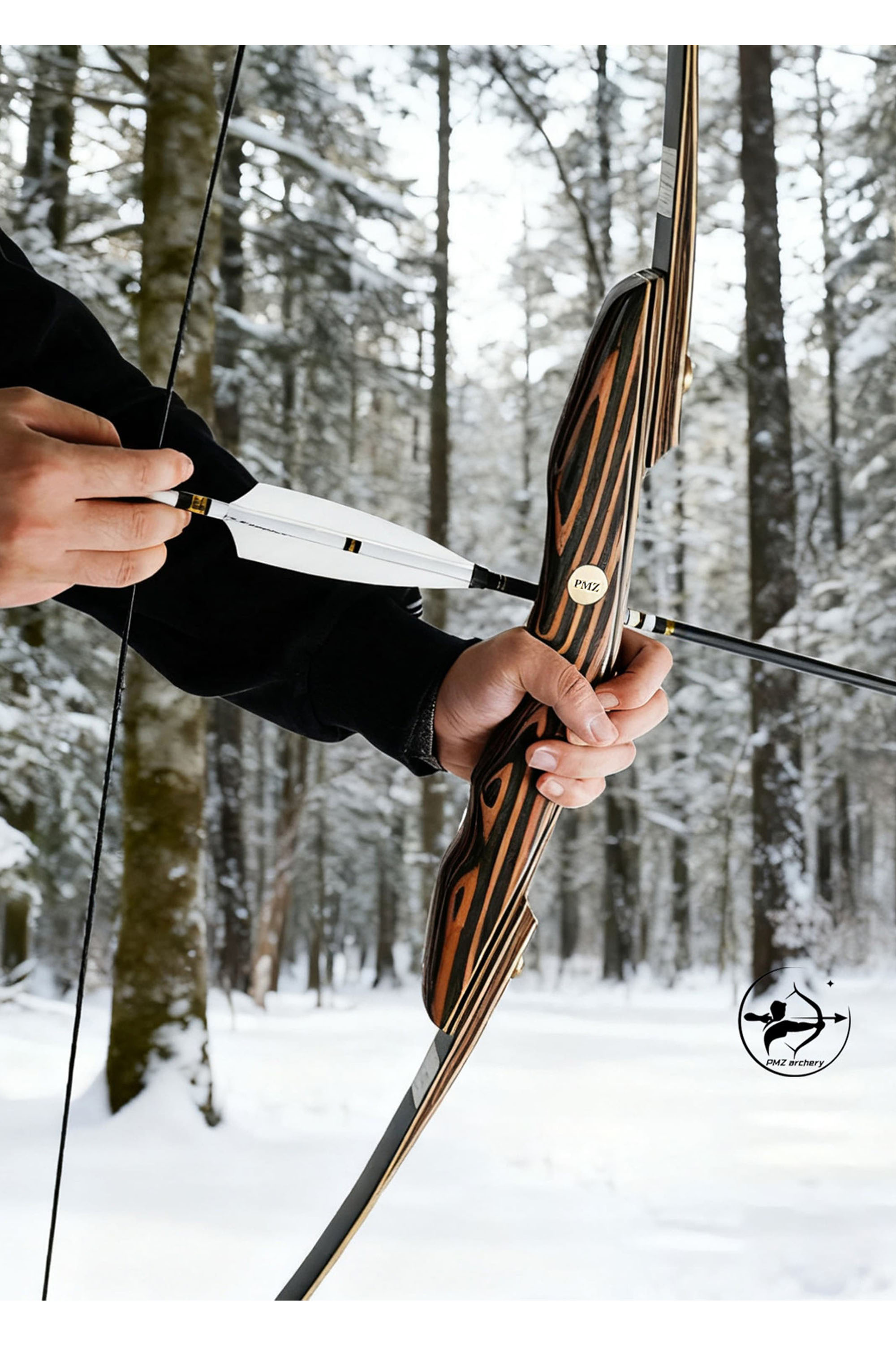 Archery 20-50lbs Traditional Bow Long Bow Recurve Longbow Shooting