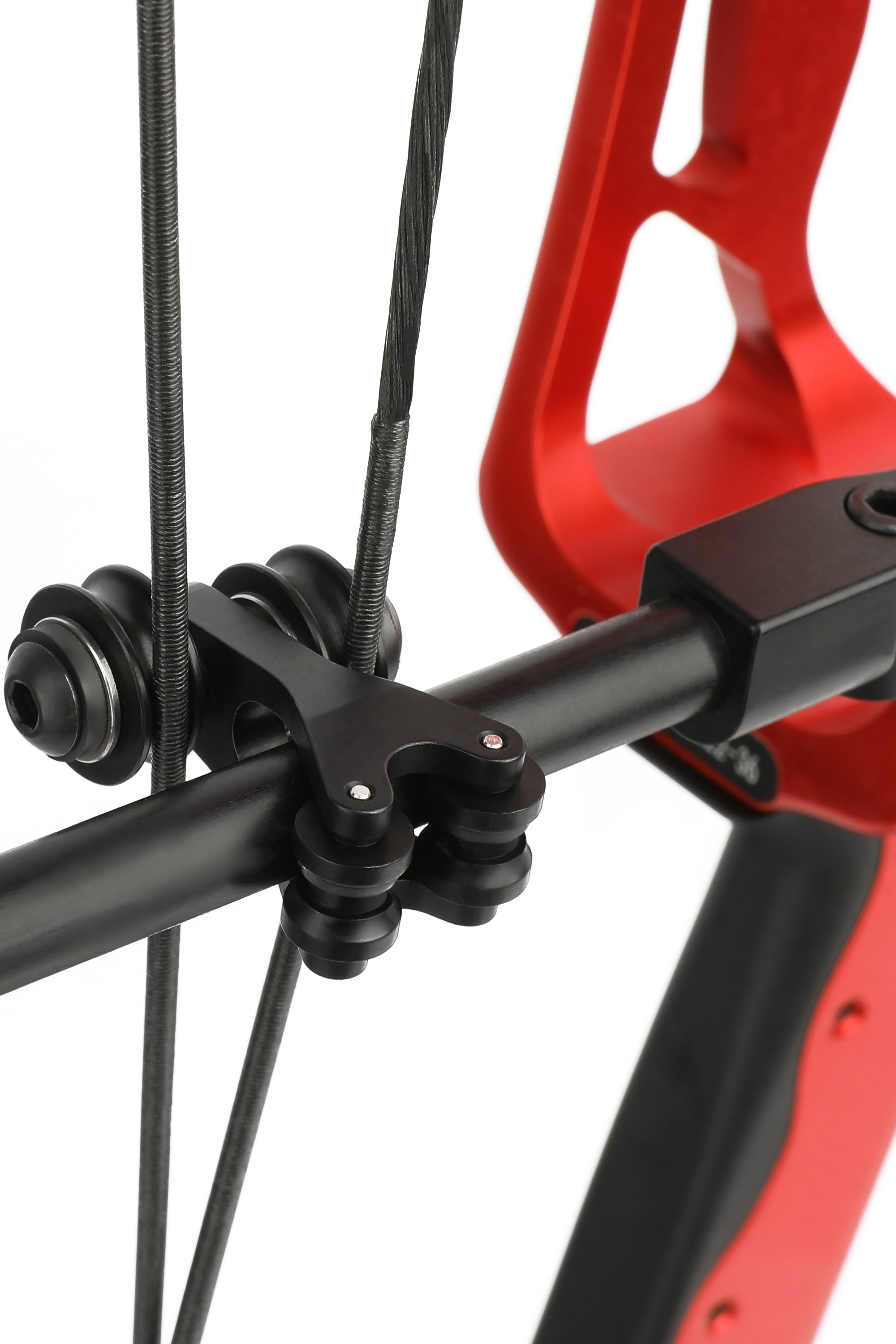 Compound Bow Set (Red) with 85% Let-Off and Hollow Body Design