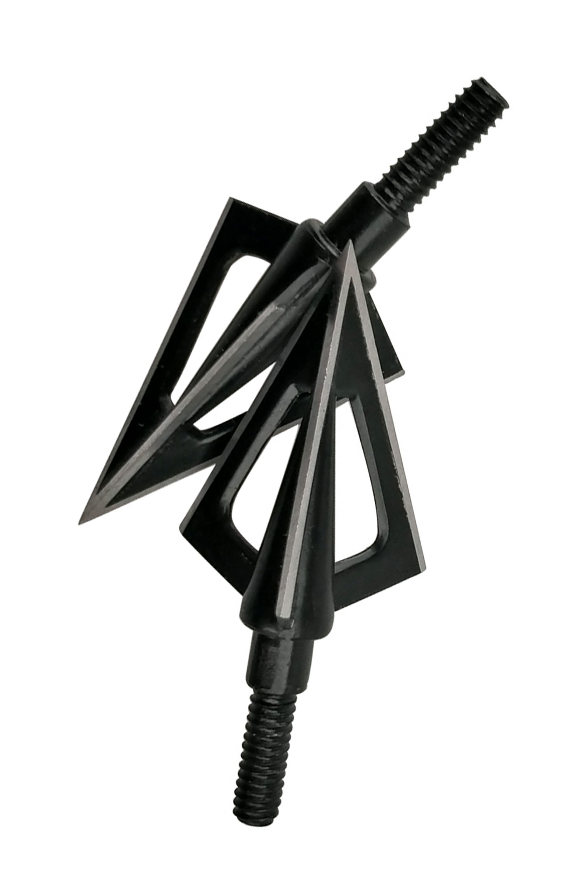 Archery Hunting Arrowheads – 100 Grain, 3-Blade Stainless Steel