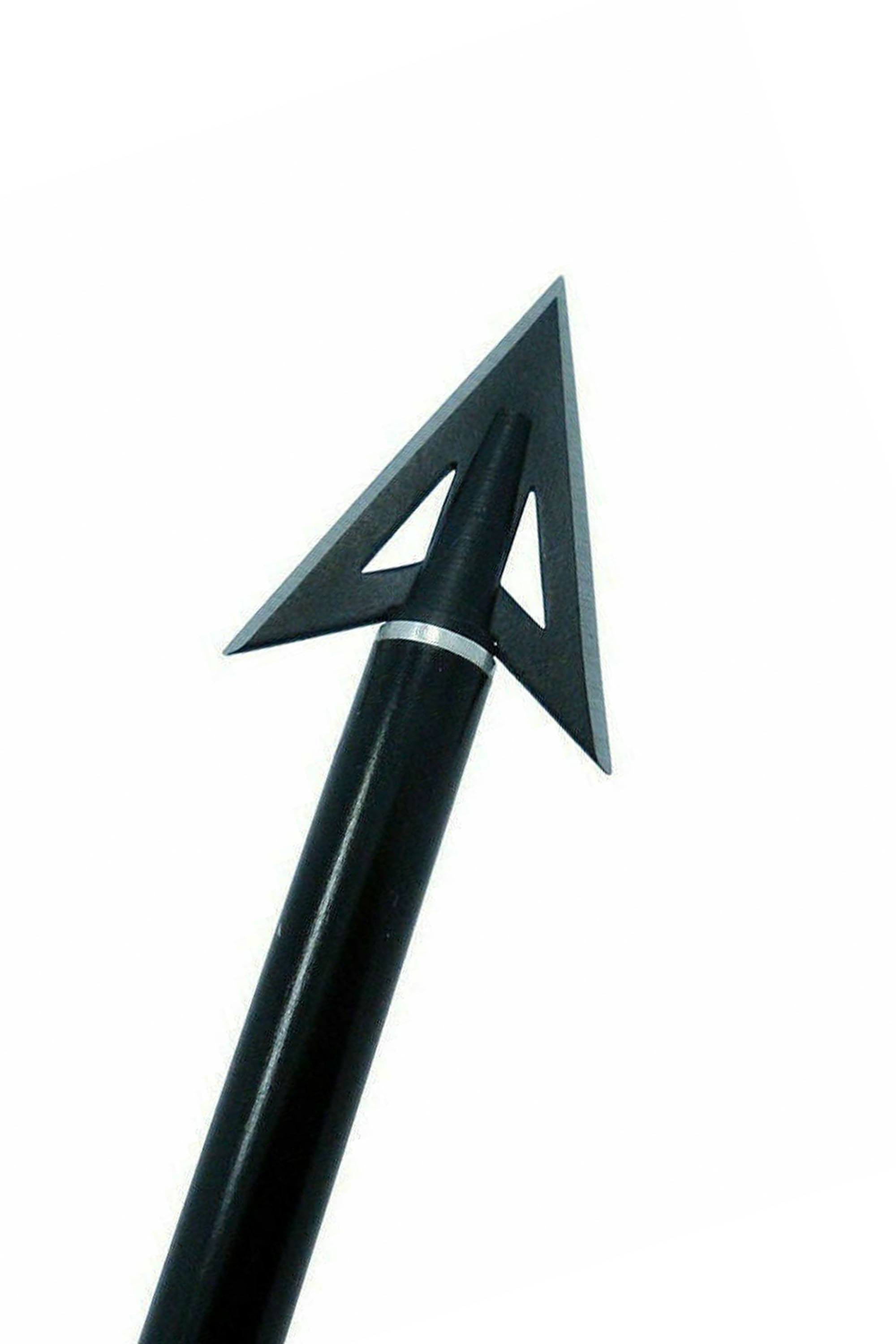 100 Grain 2-Blade Fixed Broadheads, Sharp Metal Hunting Arrowheads
