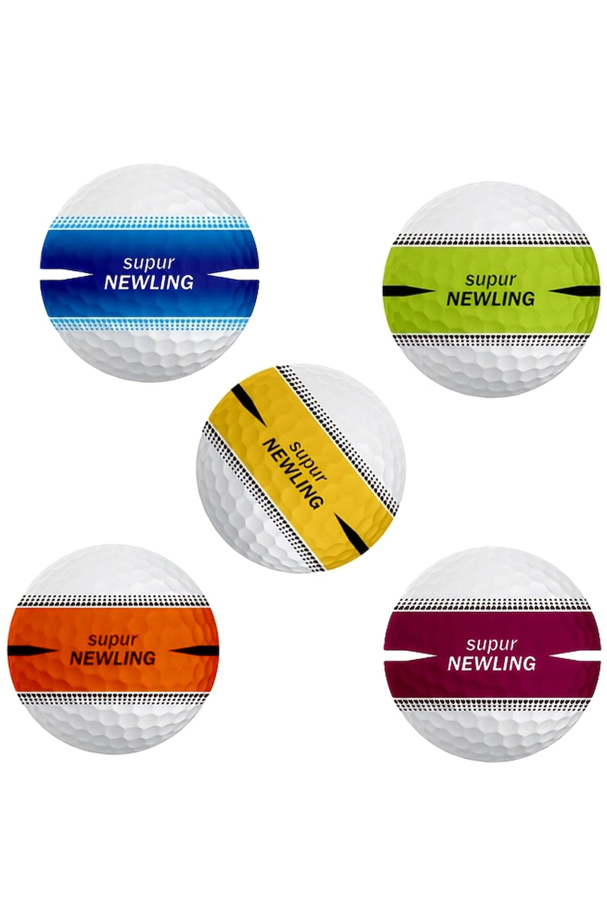 Rubber Golf Ball Practice Training Driving Range Indoor Outdoor 