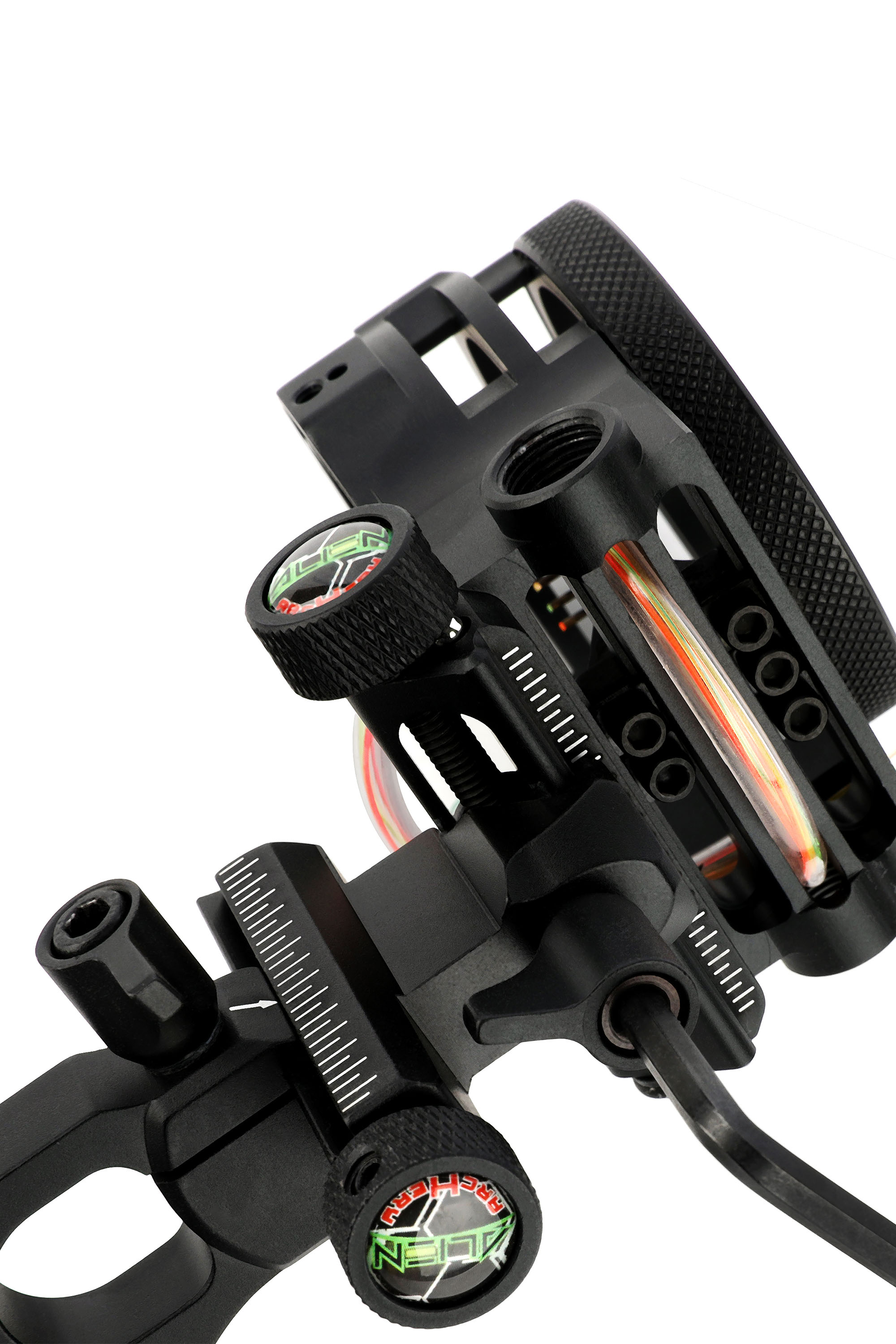 Alien 5-Pin Bow Sight, Short/Long Versions, Aluminum Alloy, CNC Precision