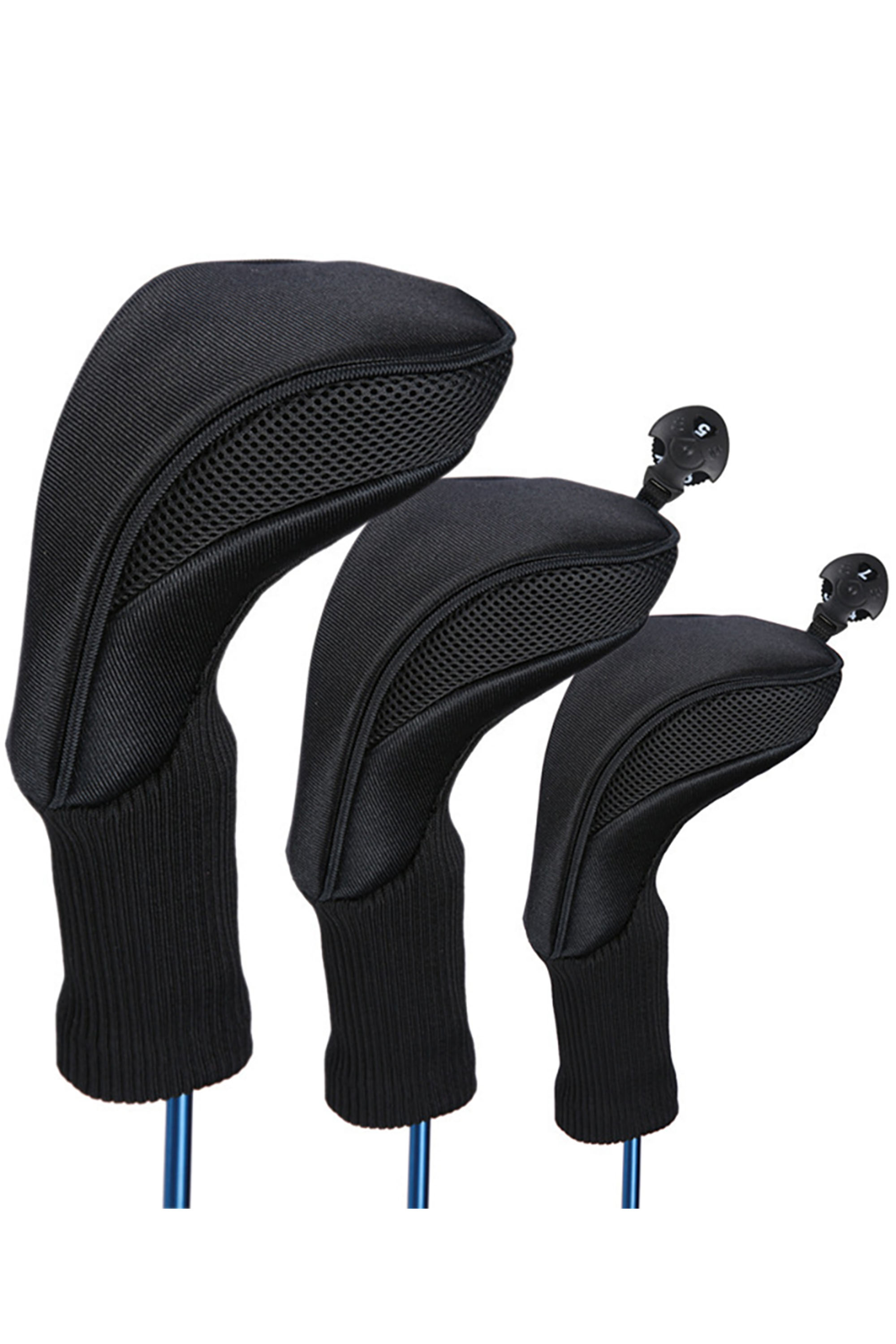 Golf Club Head Cover Driver Fairway Hybrid Headcovers Tags Protection