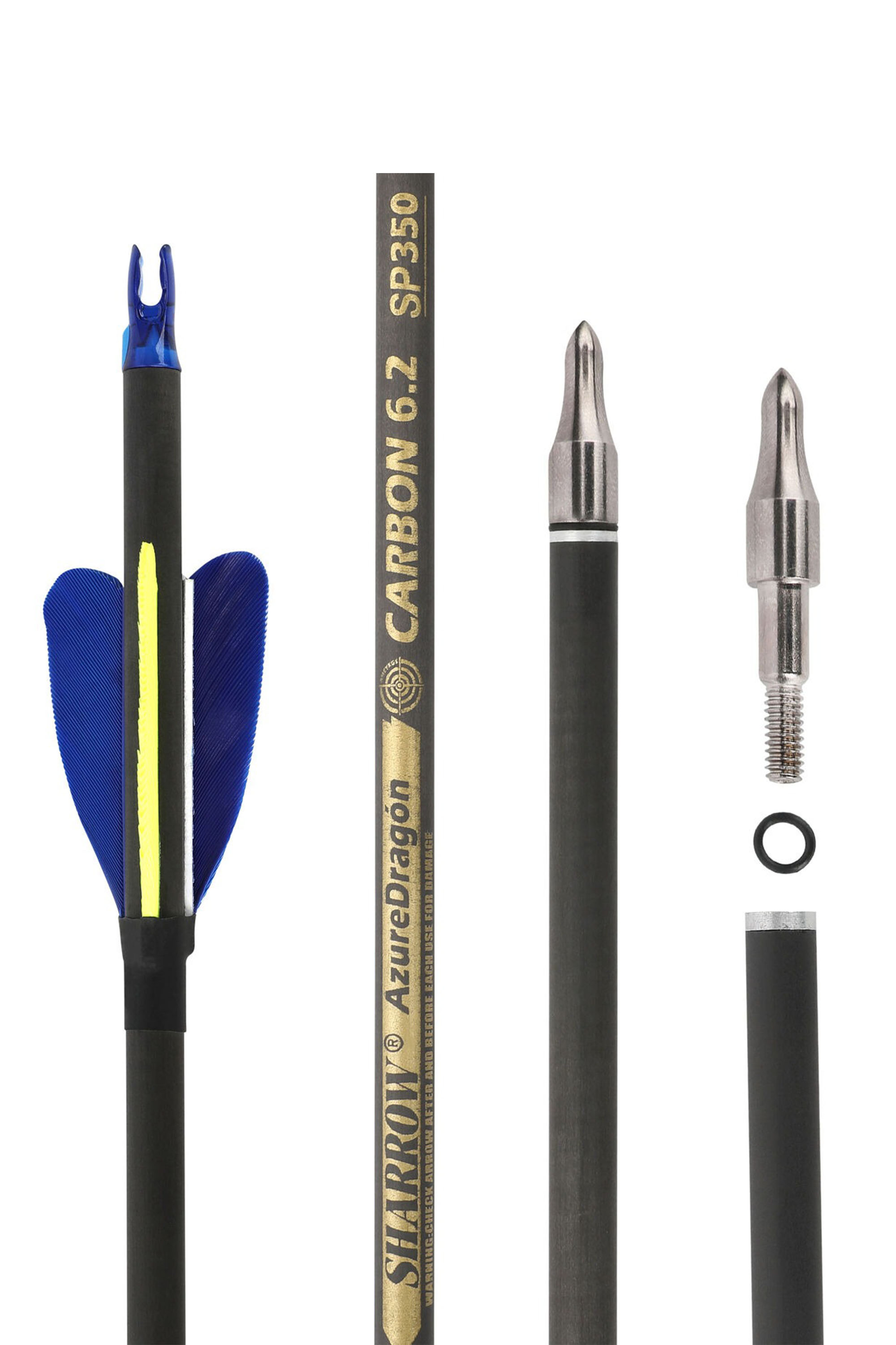 12X Hunting Fletched Arrows Pure Carbon Feather Spine 300-600