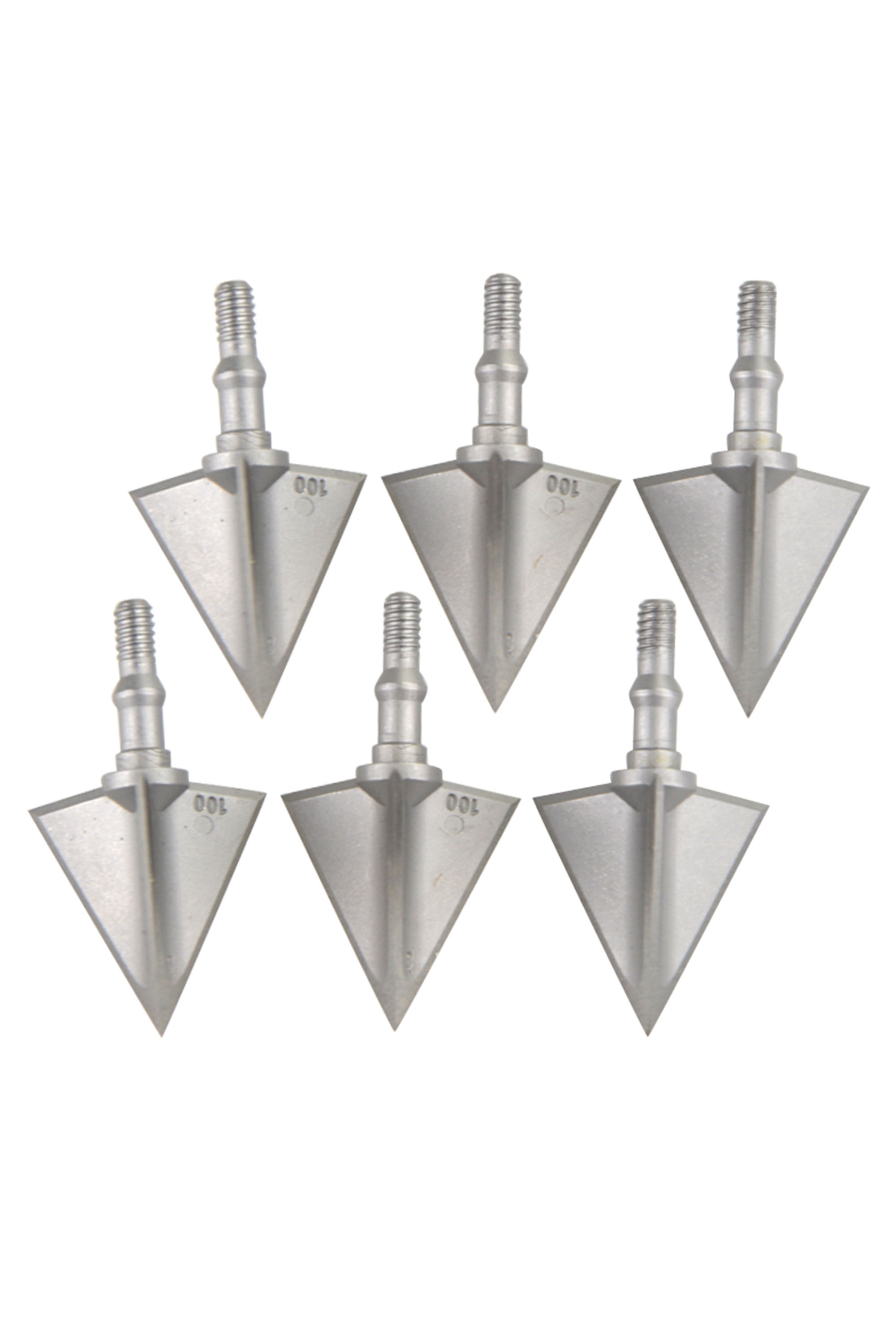 X3 Arrowheads – 100 Grain Stainless Steel, Pack of 12