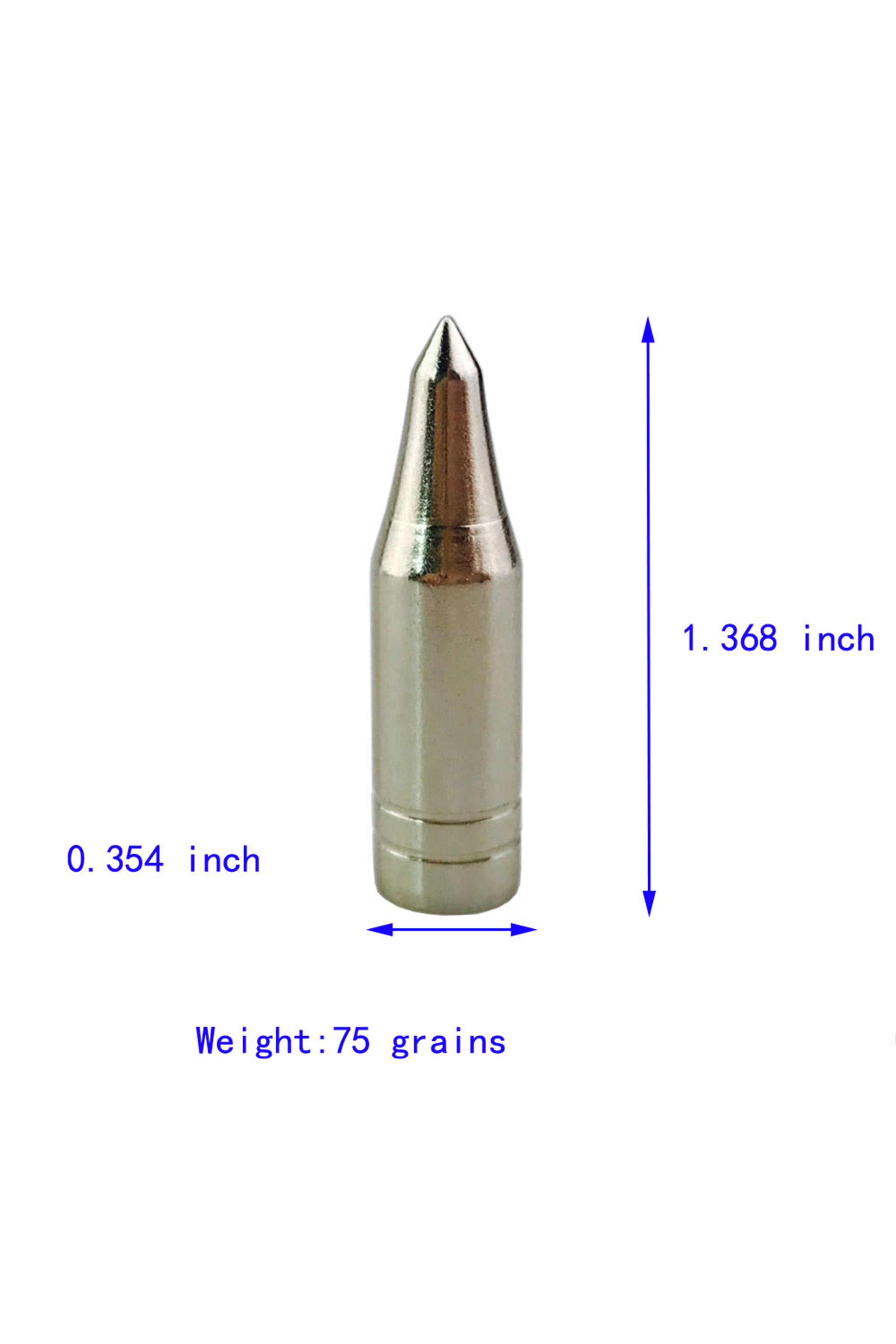 5" Shield Arrow Shaft 8mm Hunting Bamboo Arrows