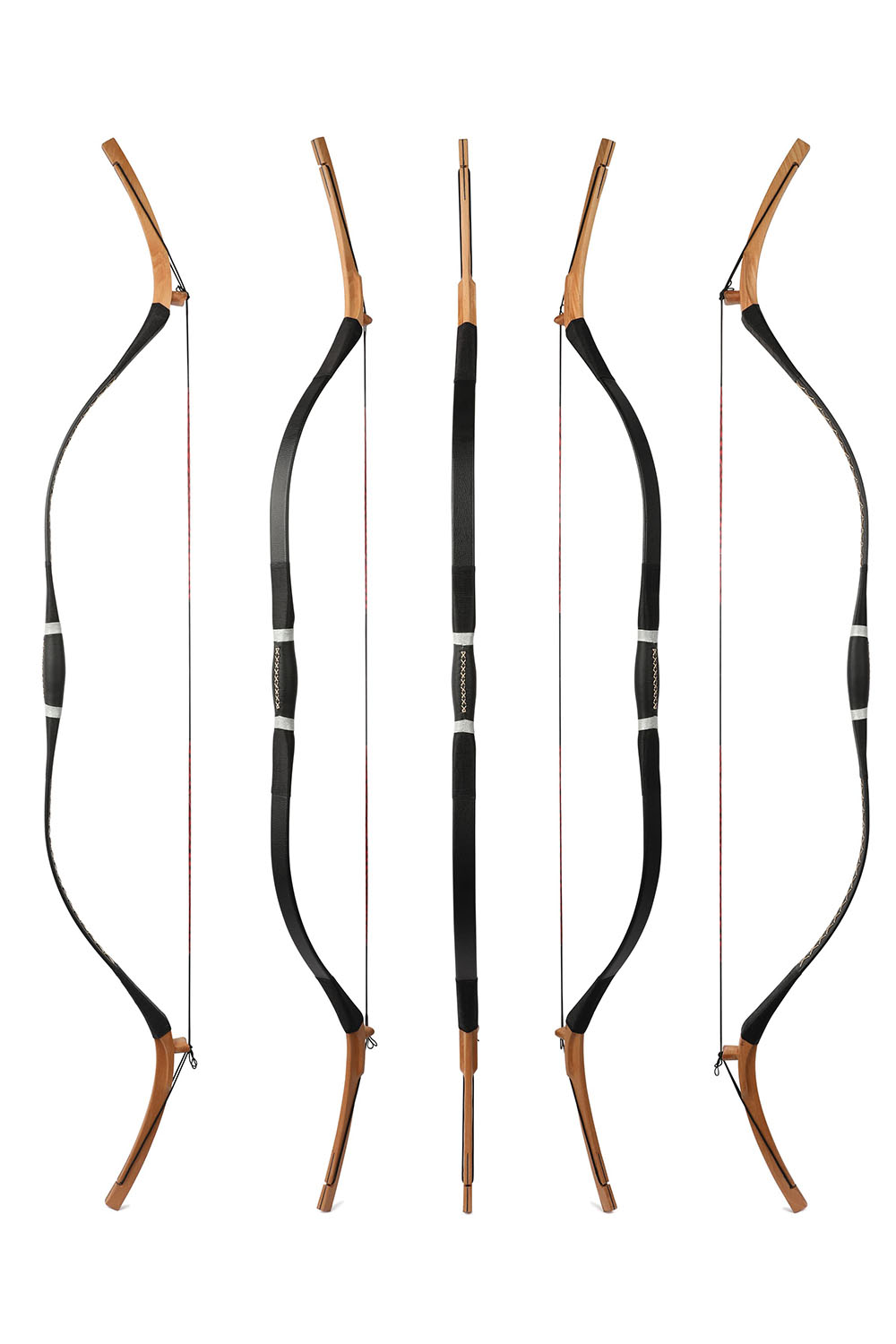 64'' Traditional Longbow Kit 20-45lbs with Arrows