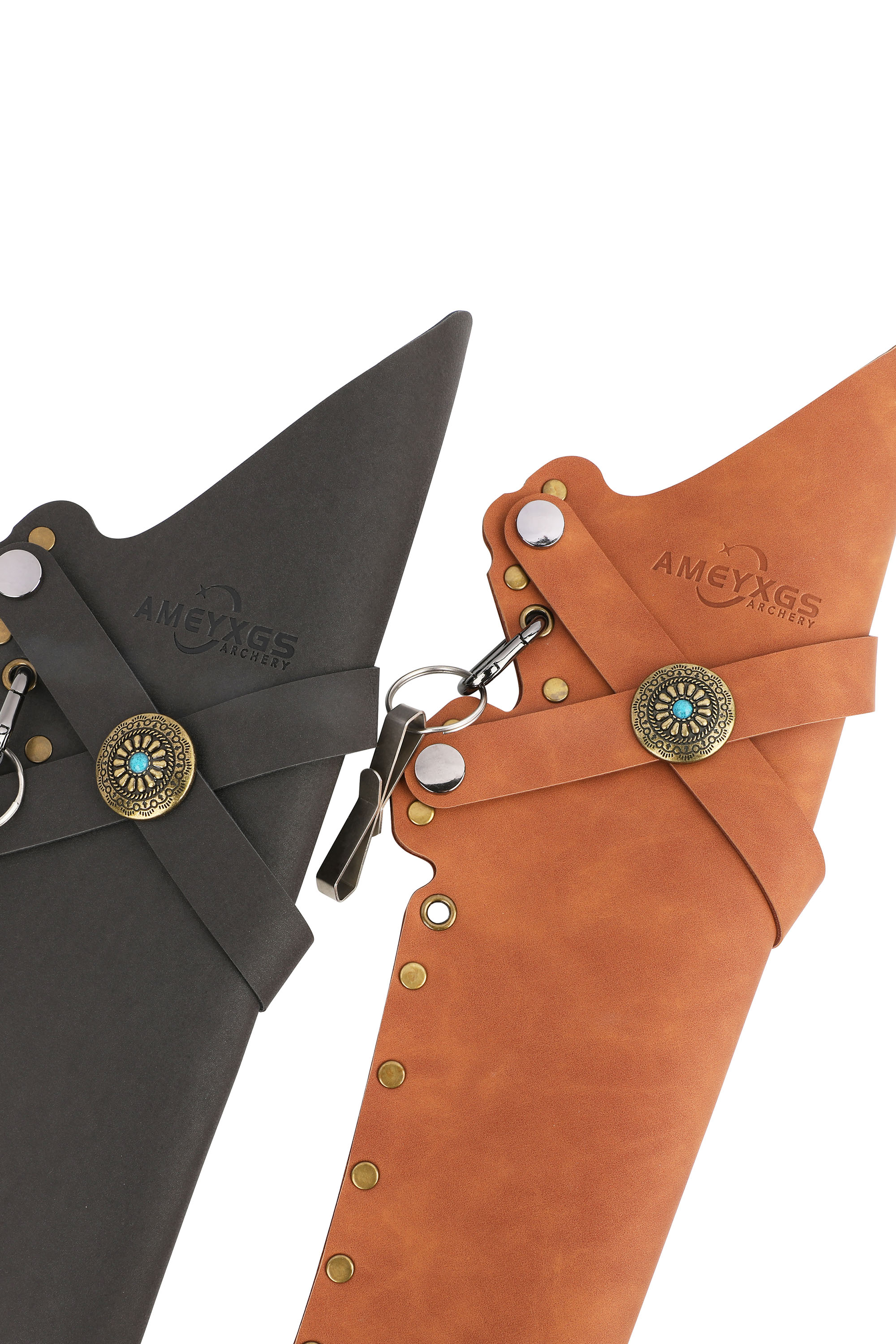 Leather Archery Hip Quiver Adjustable Arrow Holder