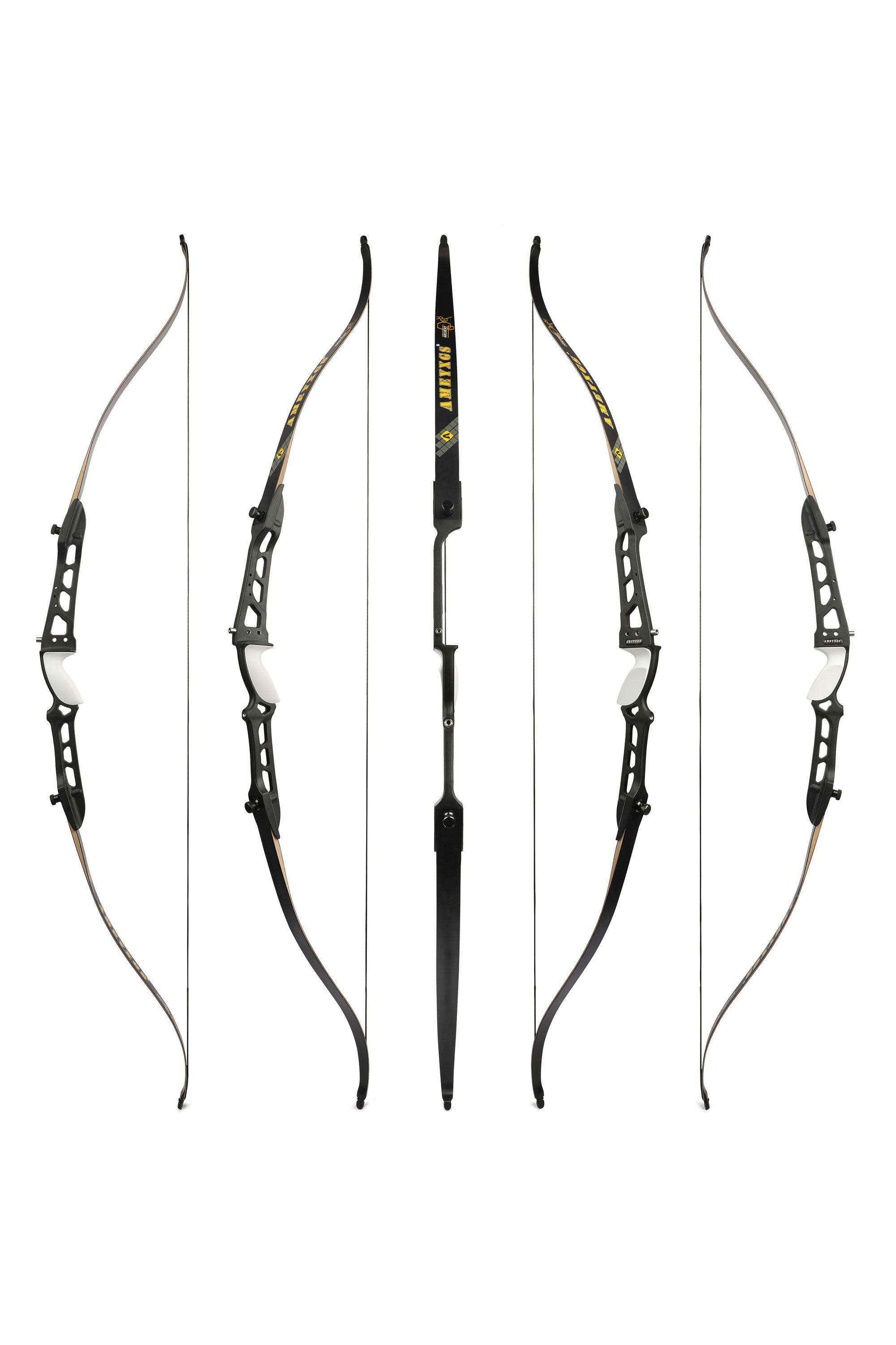 68" Competition Target Recurve Bow, 36 lbs, Takedown Aluminum Riser