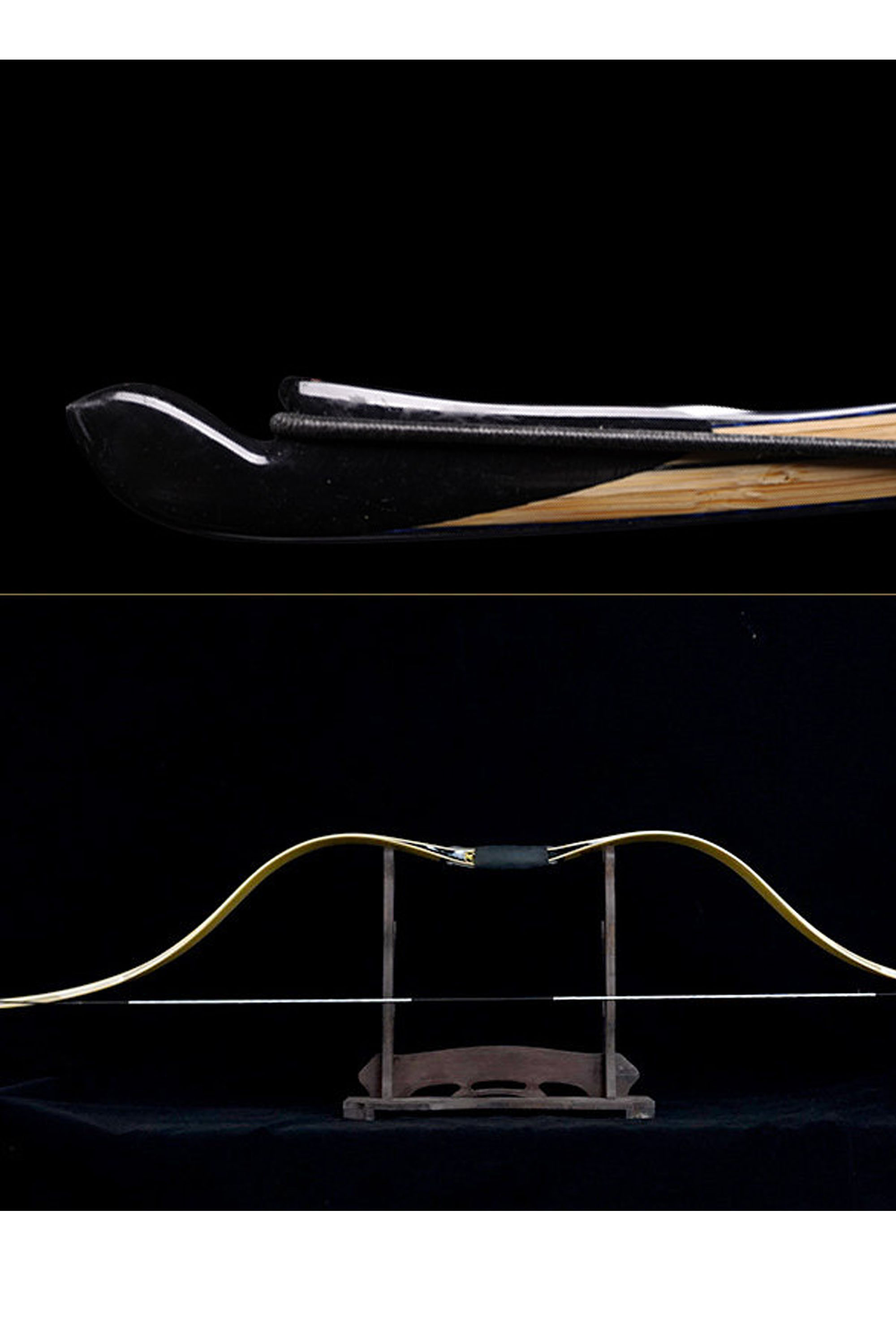 AF ZhuRan Traditional Hunting Recurve Bow 65" One-piece 20-50lbs