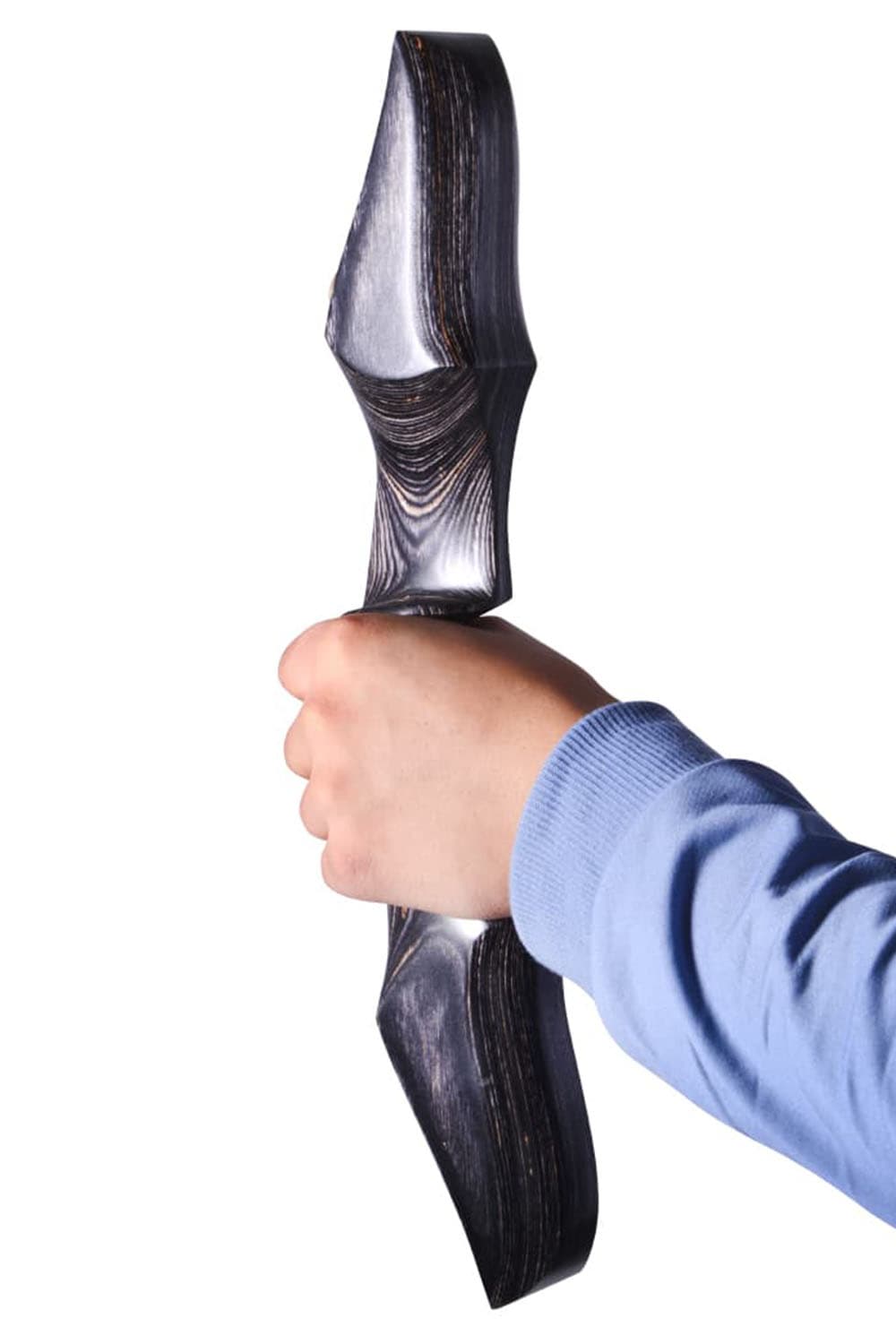 58" Wooden Traditional Recurve Bow ILF Takedown 20–50 lbs