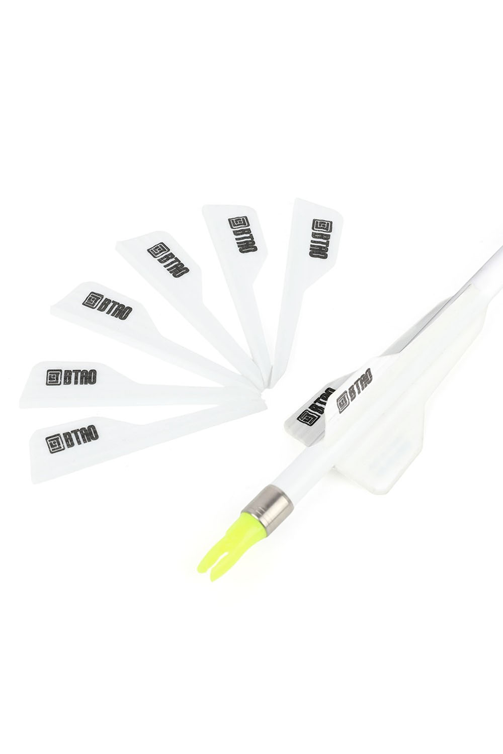 2.5 Inch Rubber Arrow Vanes for Hunting & Target Shooting