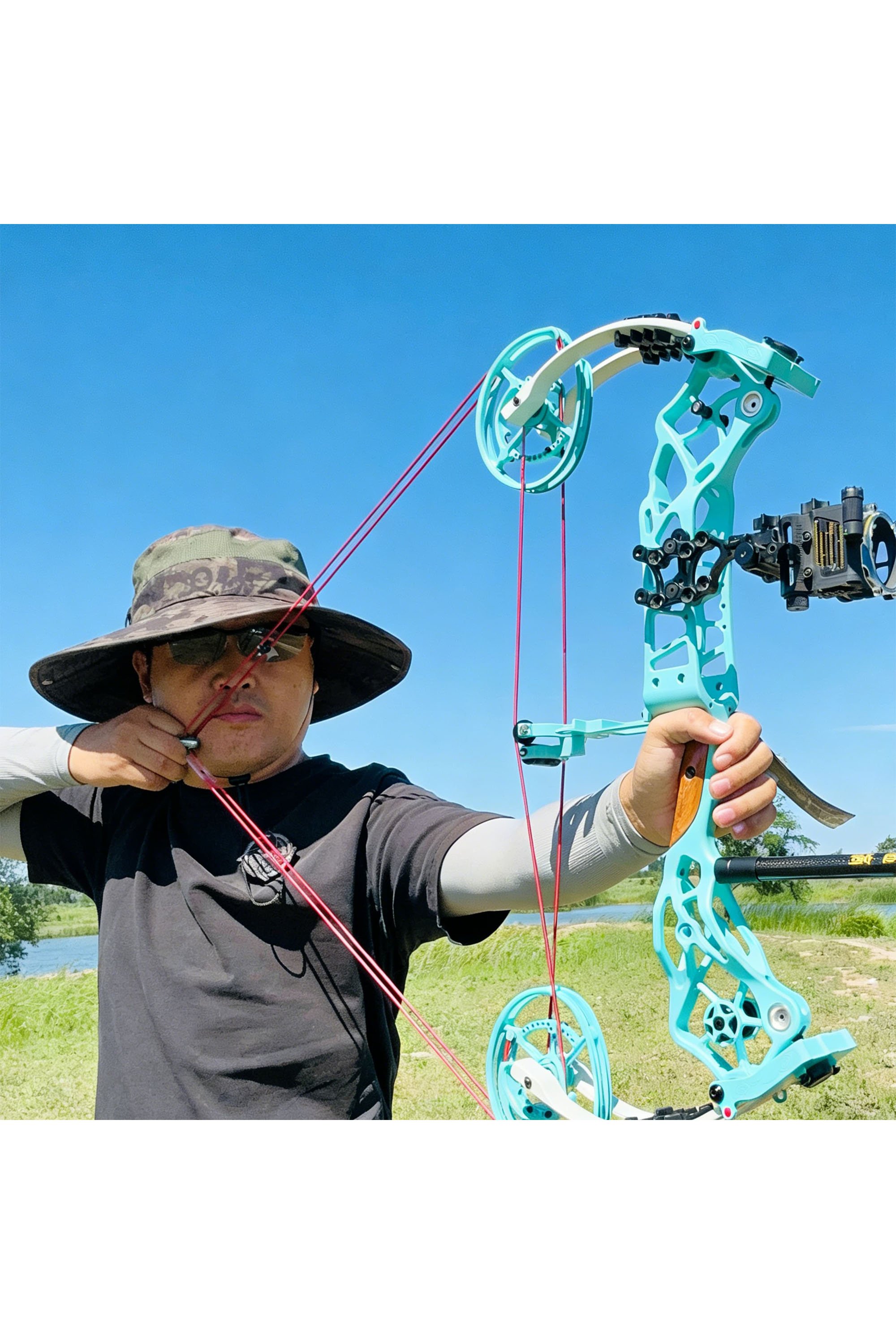 LOKE  Archery Compound Bow 40-75lbs Target Kit Shooting