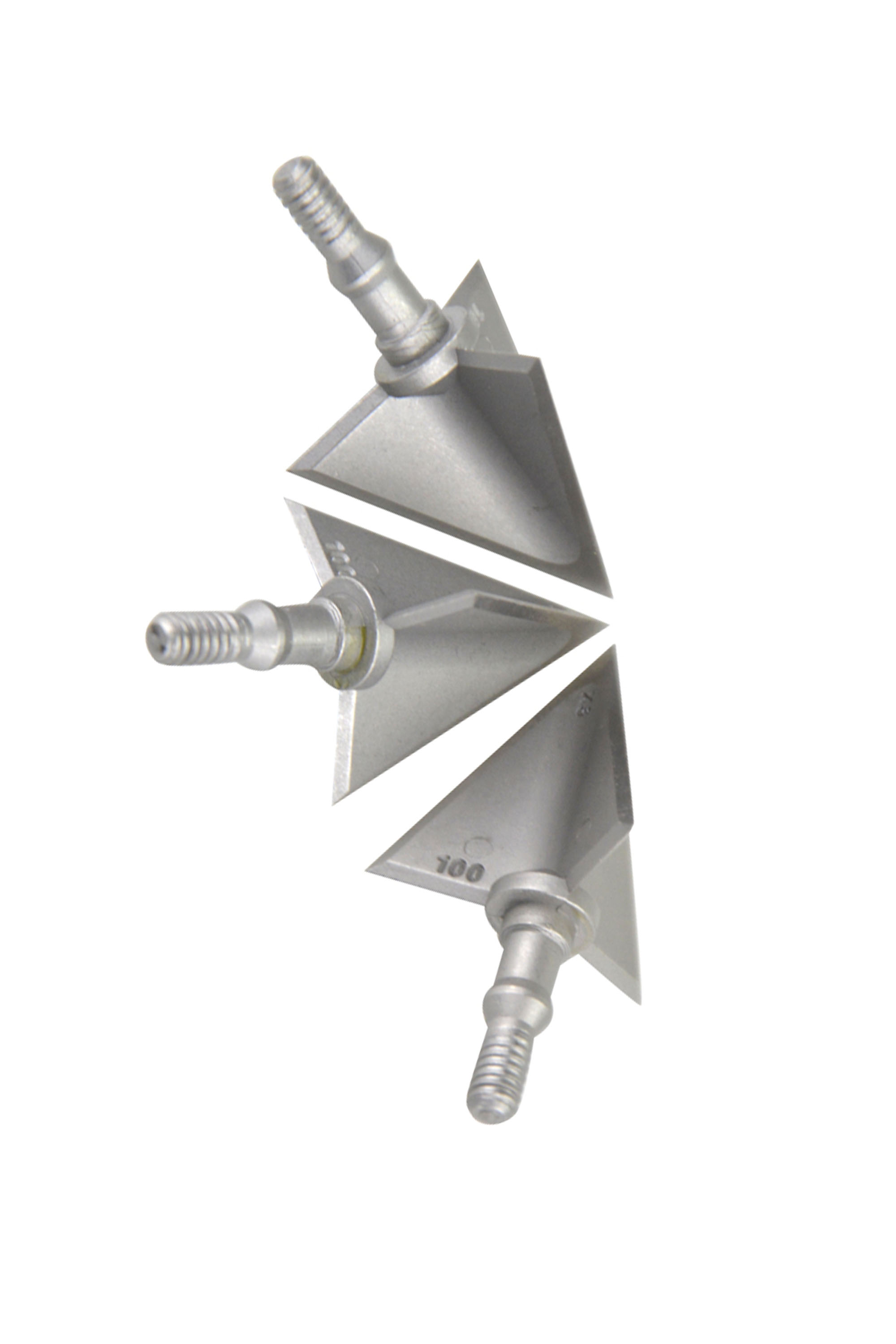 X3 Arrowheads – 100 Grain Stainless Steel, Pack of 12