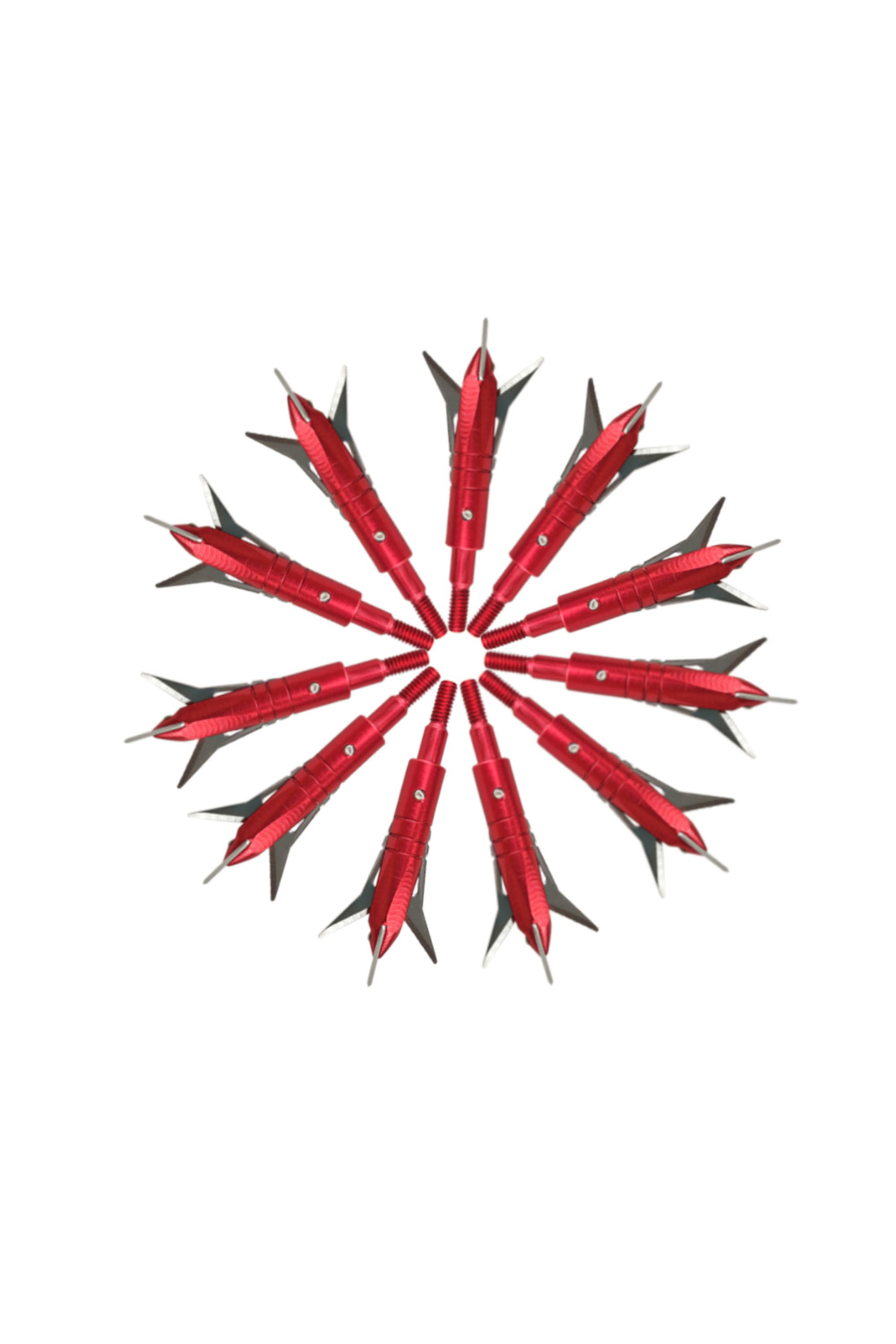 Hunting Spiral Blade Arrowheads 12x Archery Arrow Tips