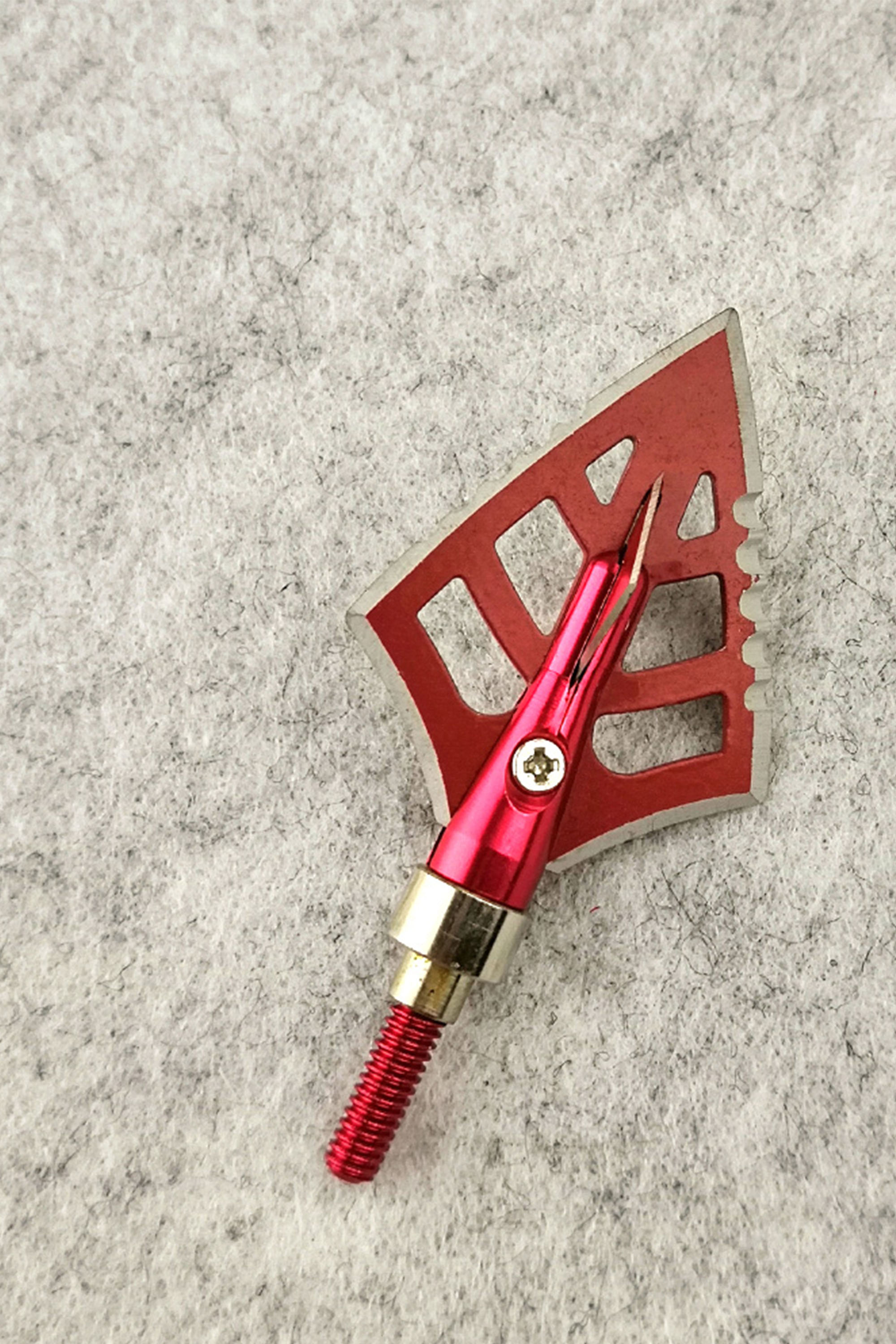 Archery Broadheads 125gr 4Blade Arrowheads Screw Tips Hunting