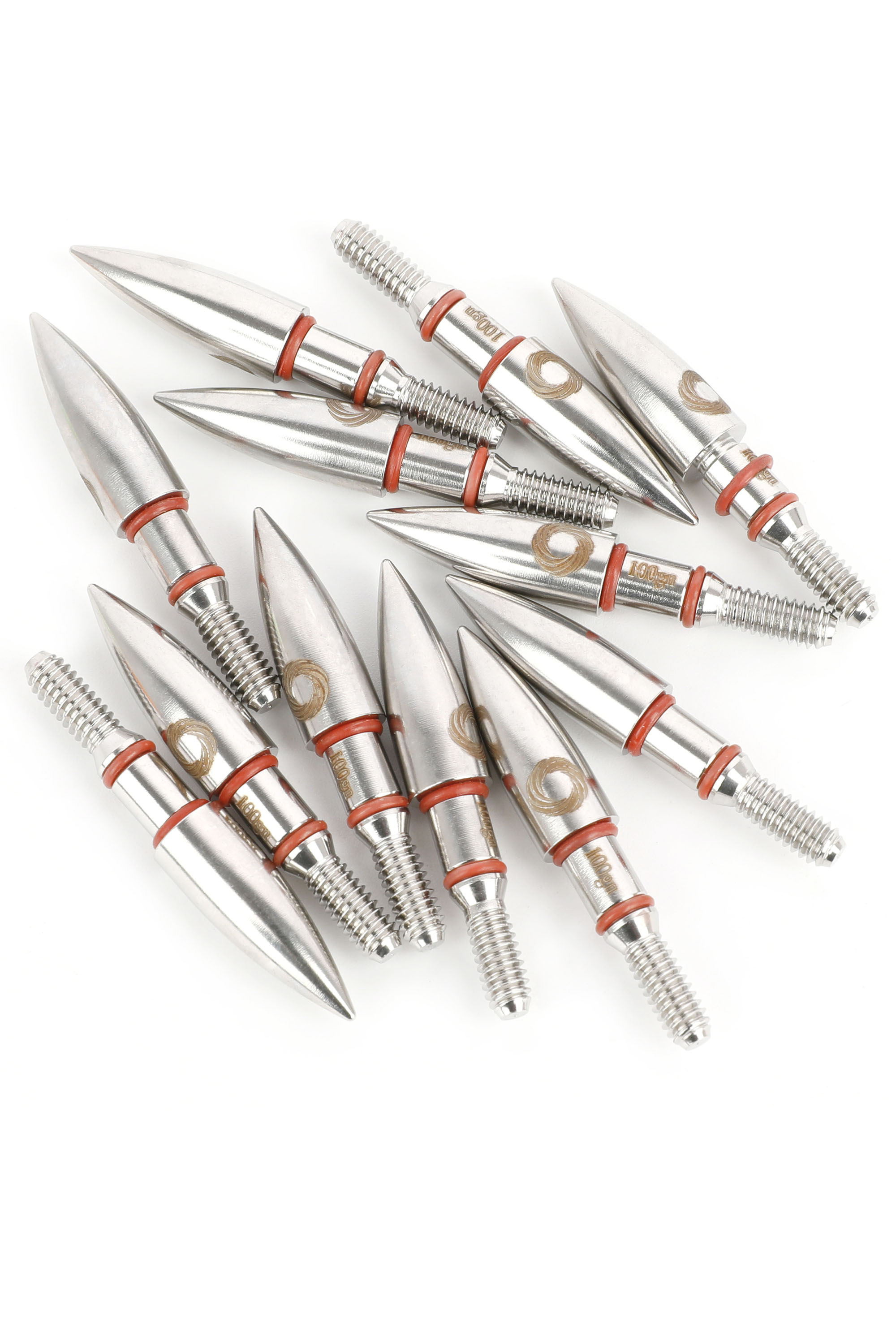 LOKE Archery Arrowheads 12pcs 100gr Alloy Field Points Tips