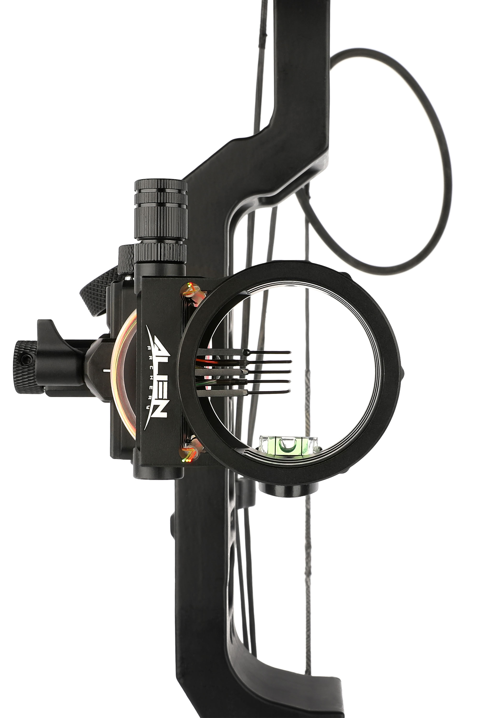 Alien 5-Pin Bow Sight, Short/Long Versions, Aluminum Alloy, CNC Precision