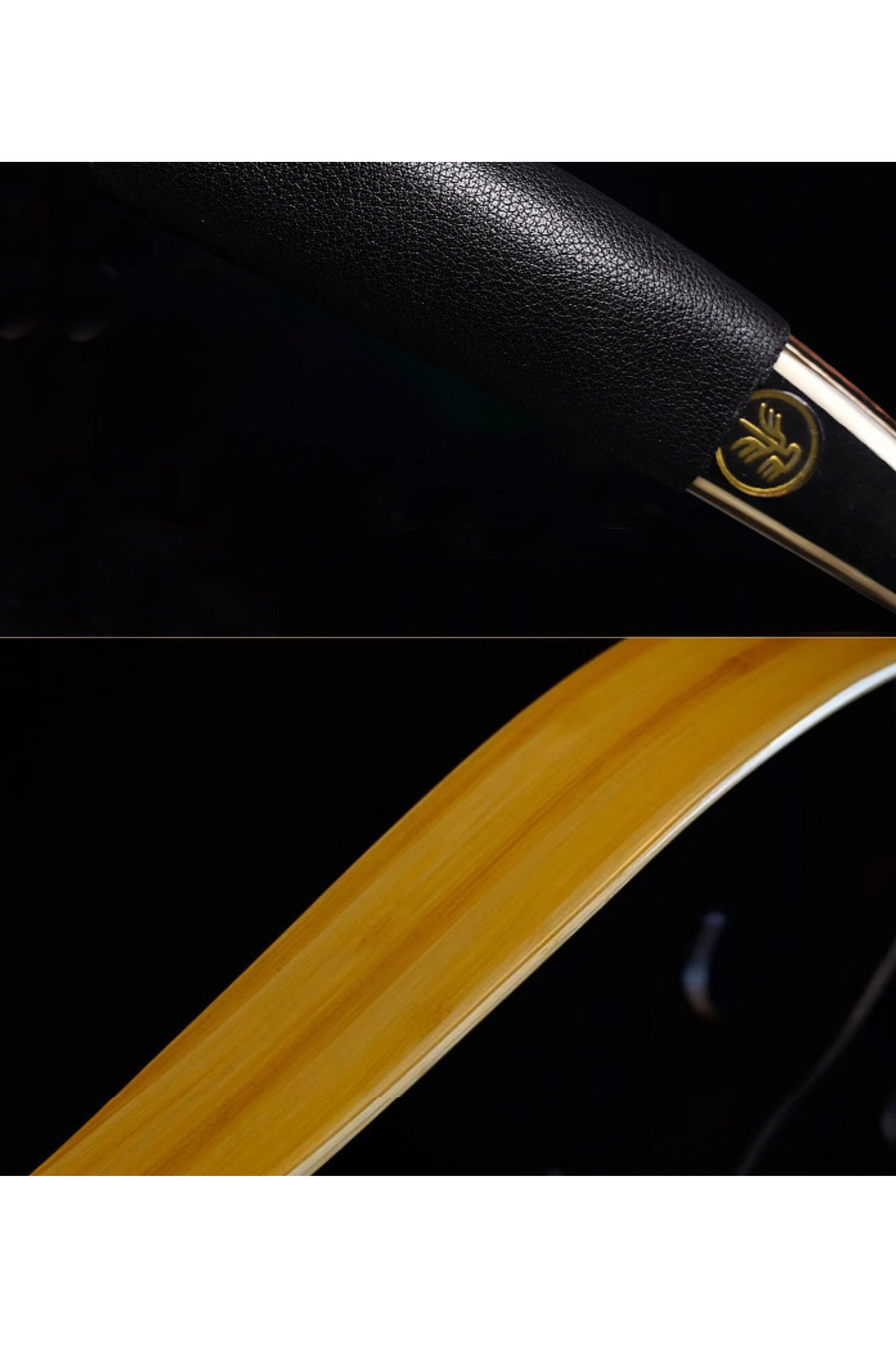 AF ZhuRan Traditional Hunting Recurve Bow 65" One-piece 20-50lbs