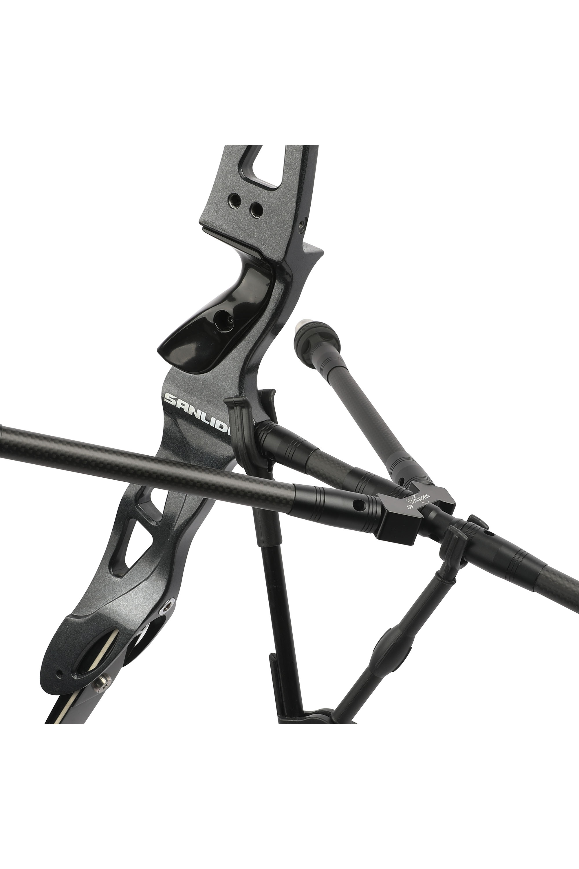 Archery Carbon Stabilizer Balance Bar Kit for Bow Target 28inch 45°