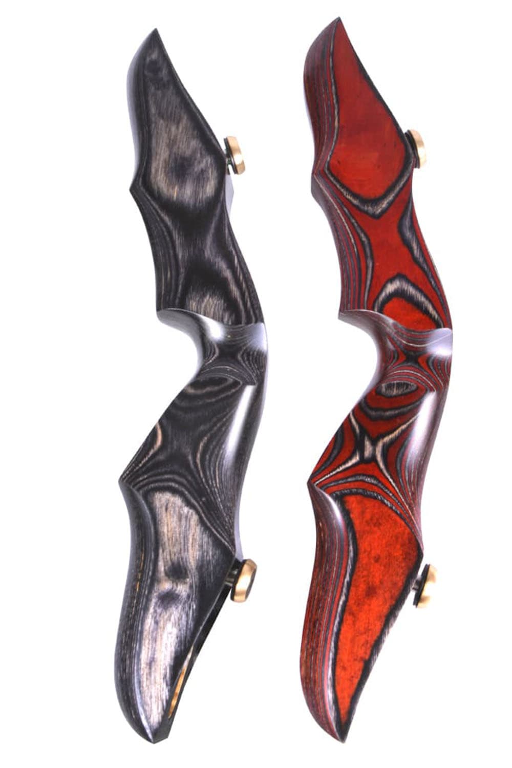 58" Wooden Traditional Recurve Bow ILF Takedown 20–50 lbs