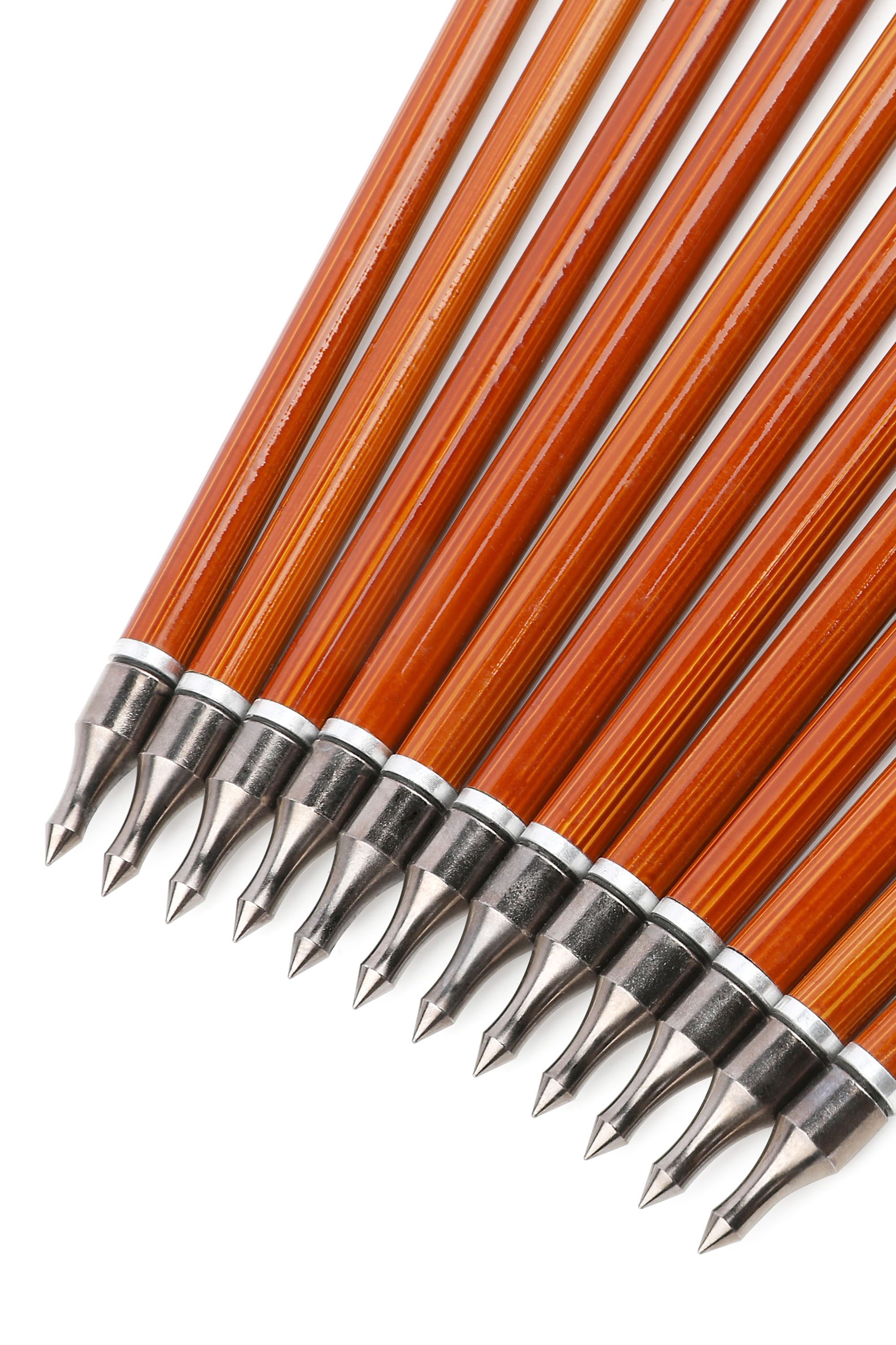 SHARROW 500 Spine Carbon Bamboo Arrows - 12 Pack