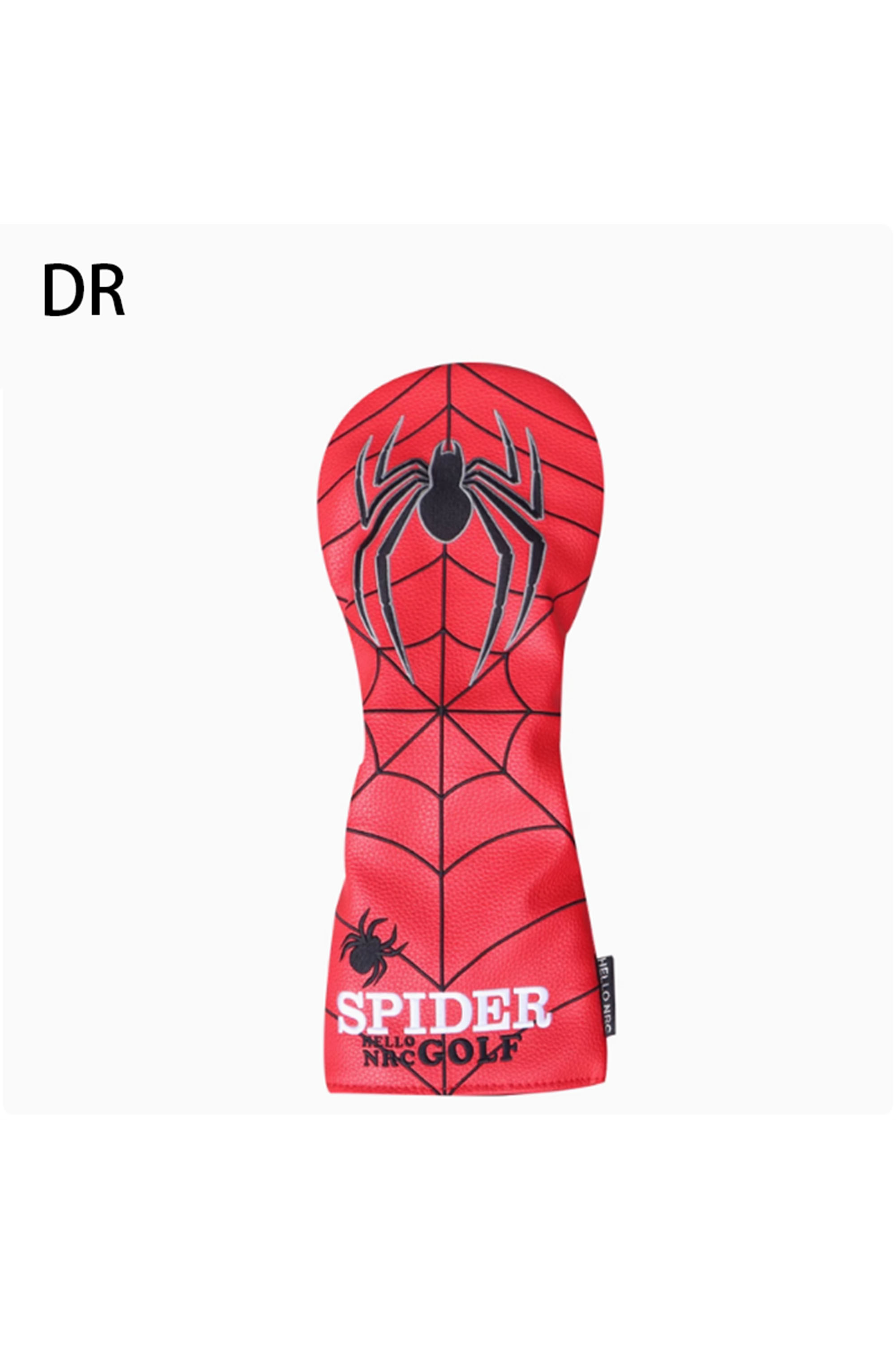 Spider Golf Headcover – PU Leather Waterproof Club Cover for Driver