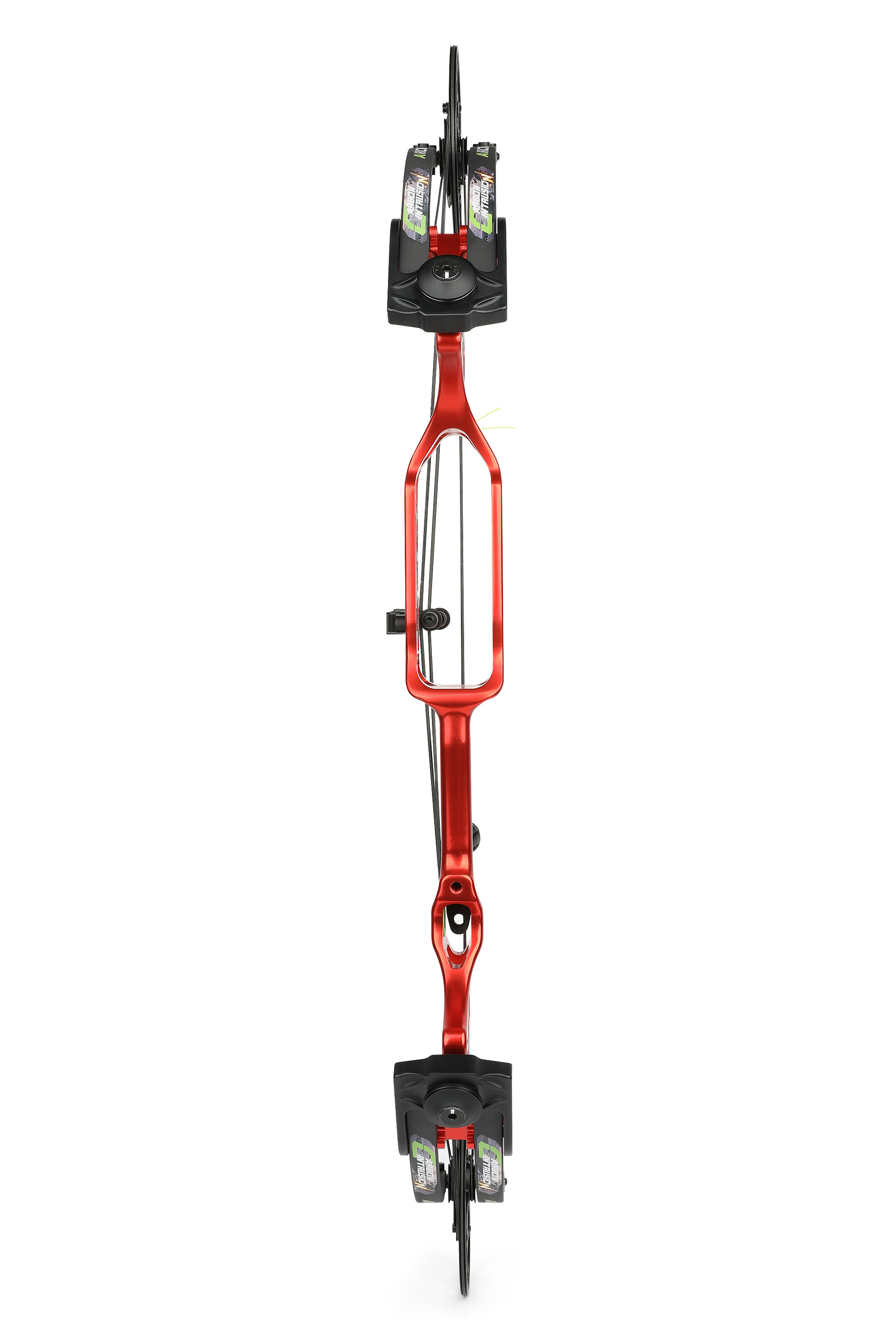 Compound Bow Set (Red) with 85% Let-Off and Hollow Body Design