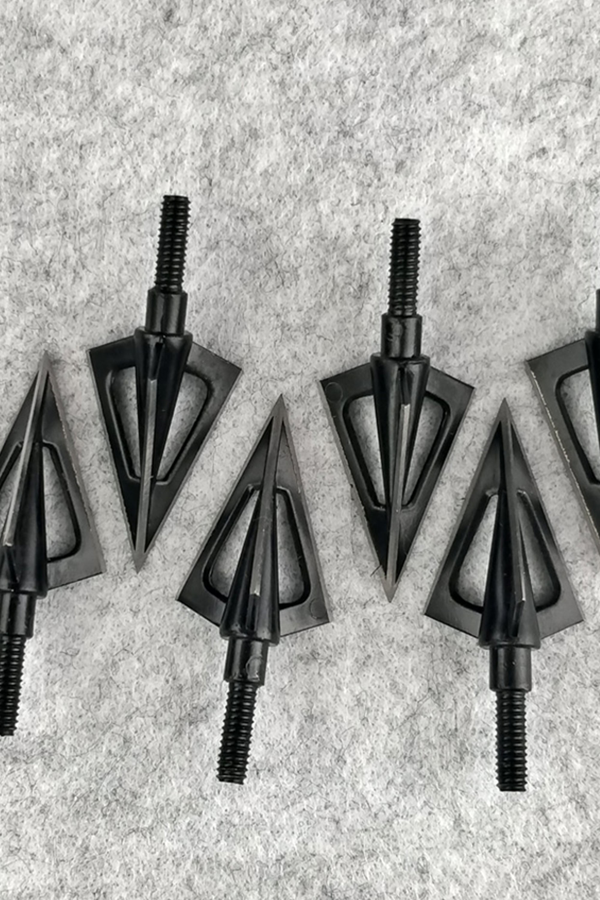 Archery Hunting Arrowheads – 100 Grain, 3-Blade Stainless Steel