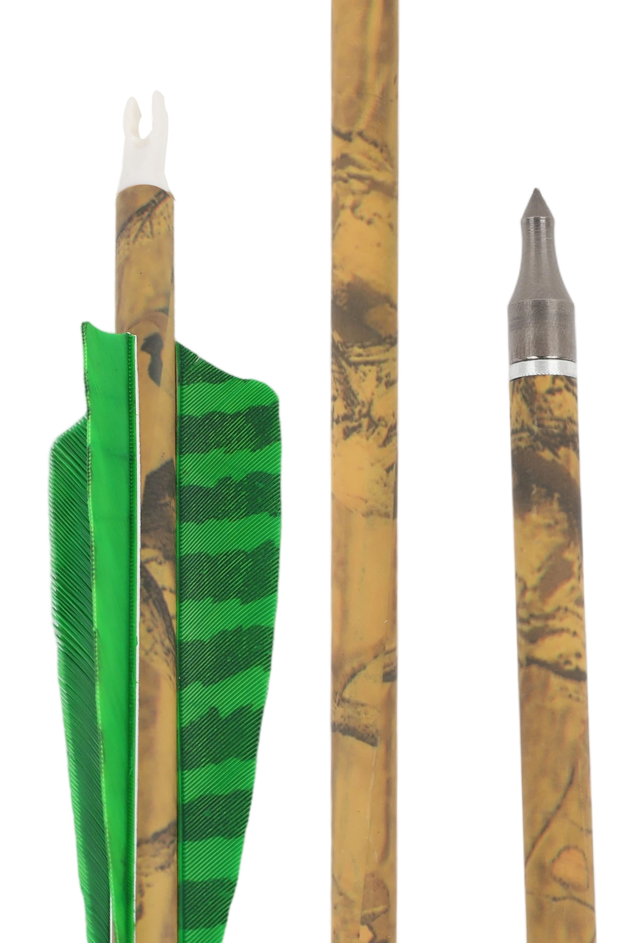 Mixed Carbon Arrows, SP500, 6.2mm Inner Diameter, 12-Pack