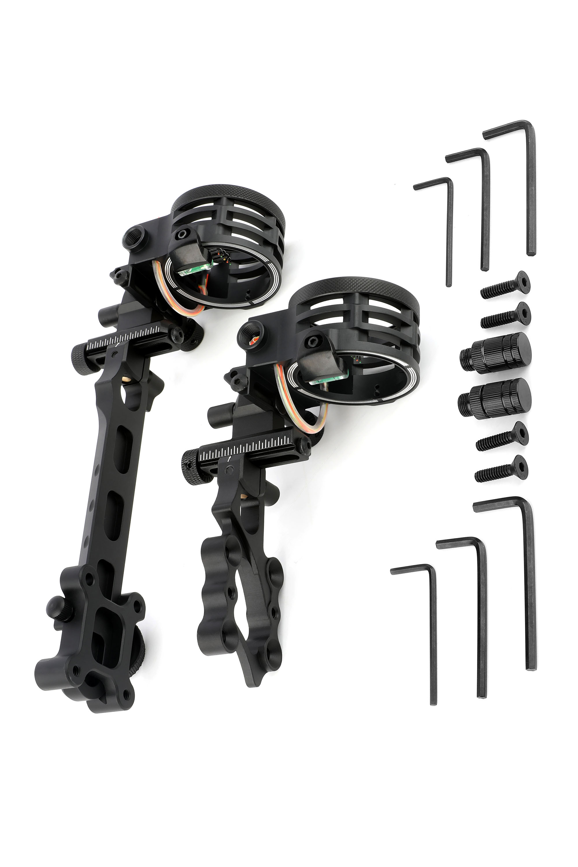 Alien 5-Pin Bow Sight, Short/Long Versions, Aluminum Alloy, CNC Precision