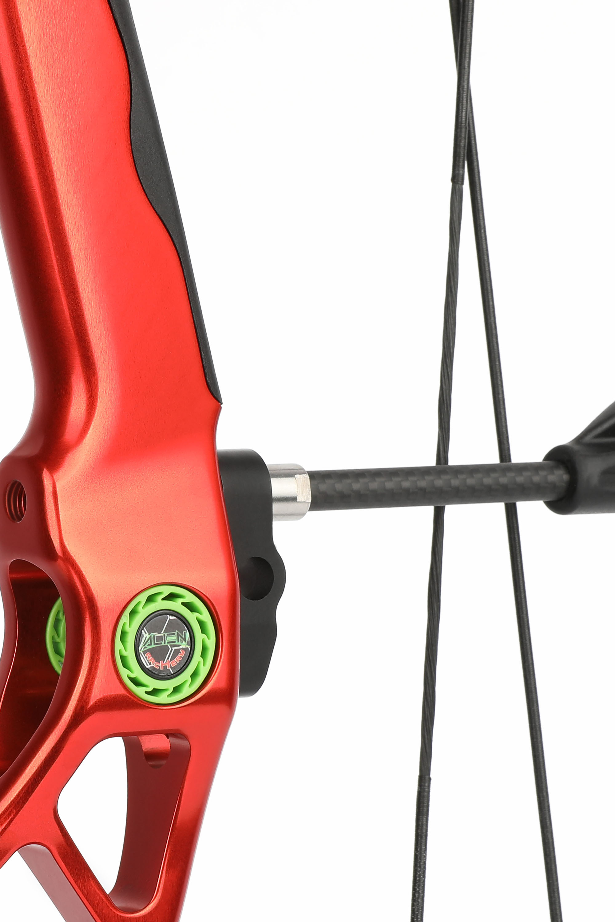 Compound Bow Set (Red) with 85% Let-Off and Hollow Body Design