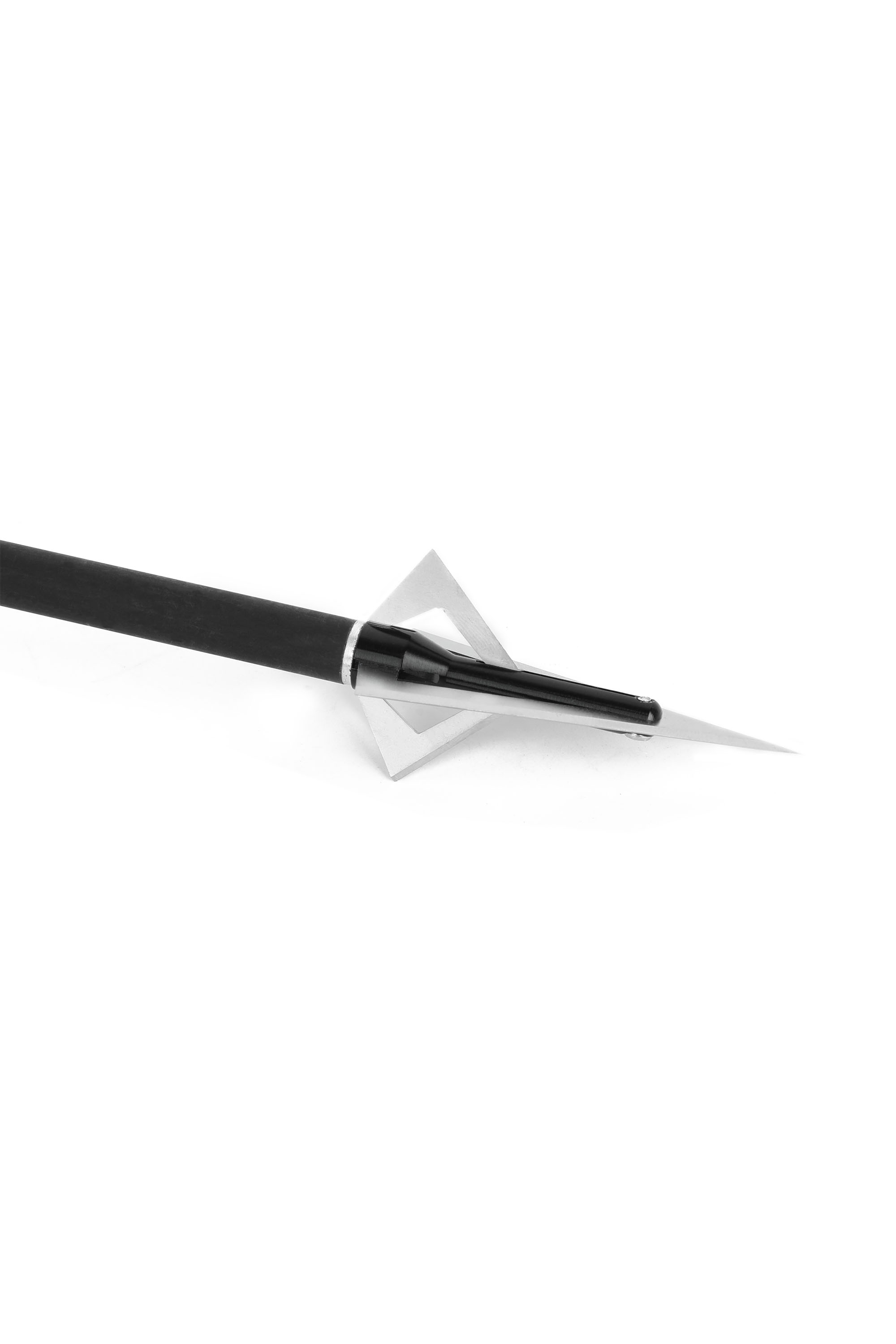 6 Pcs Broadhead Tips – 420 Steel Blades, 6061 Aluminum Shaft