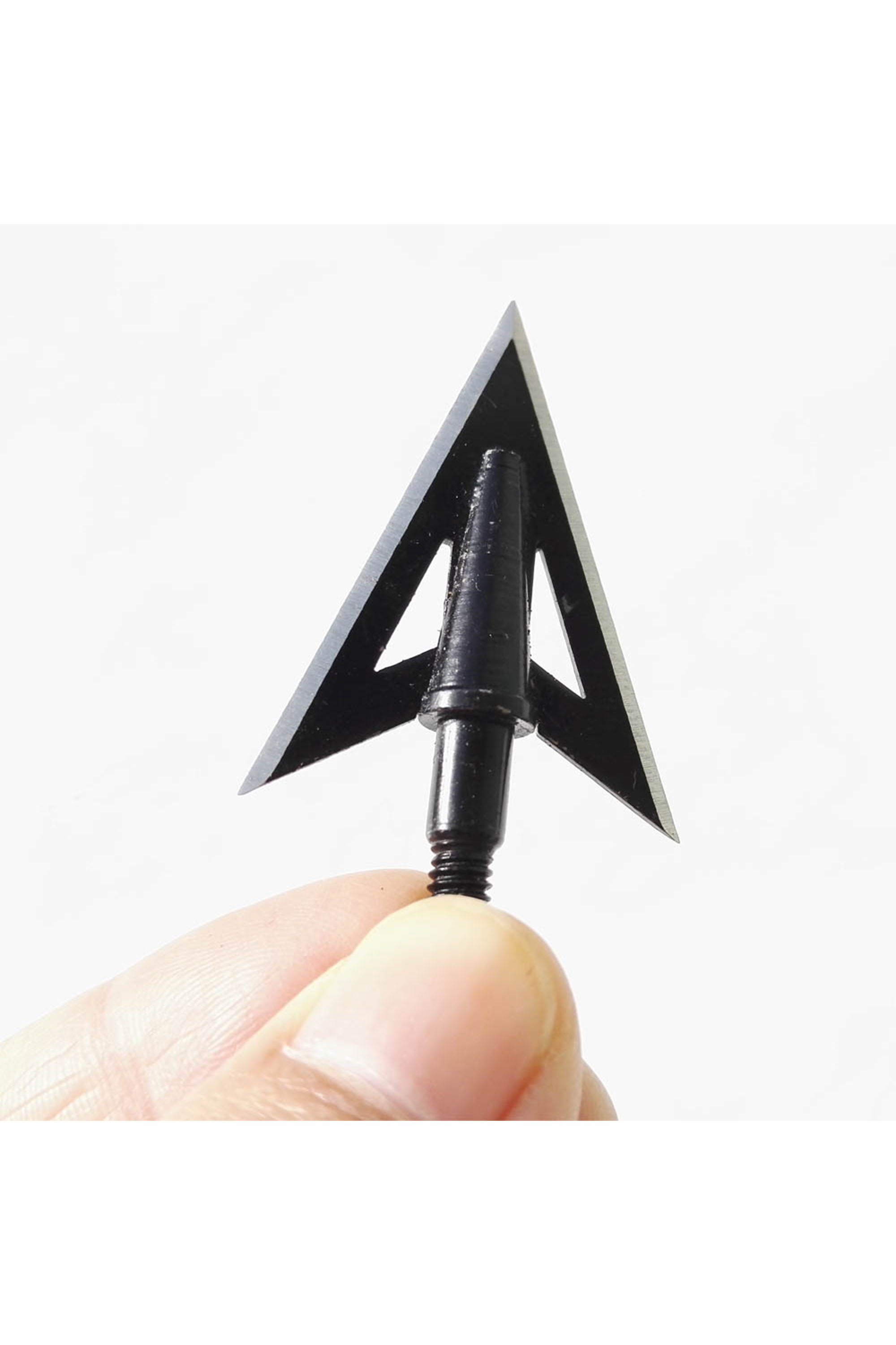 100 Grain 2-Blade Fixed Broadheads, Sharp Metal Hunting Arrowheads